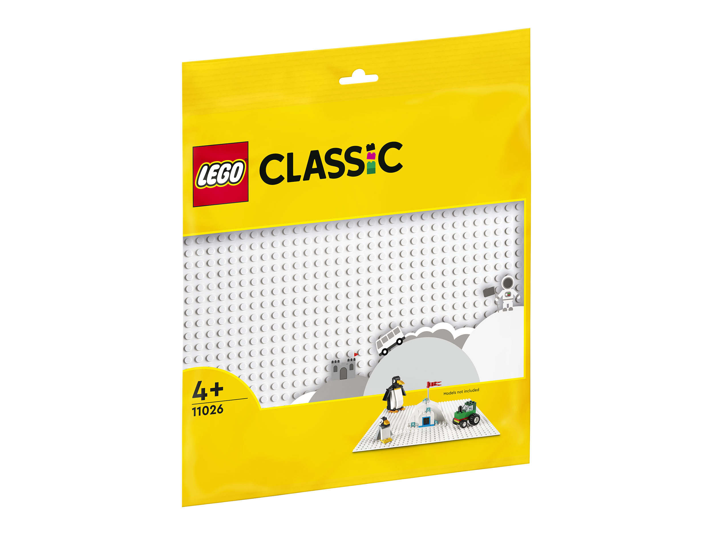 Lego Classic 11026 Строительная пластина белого цвета