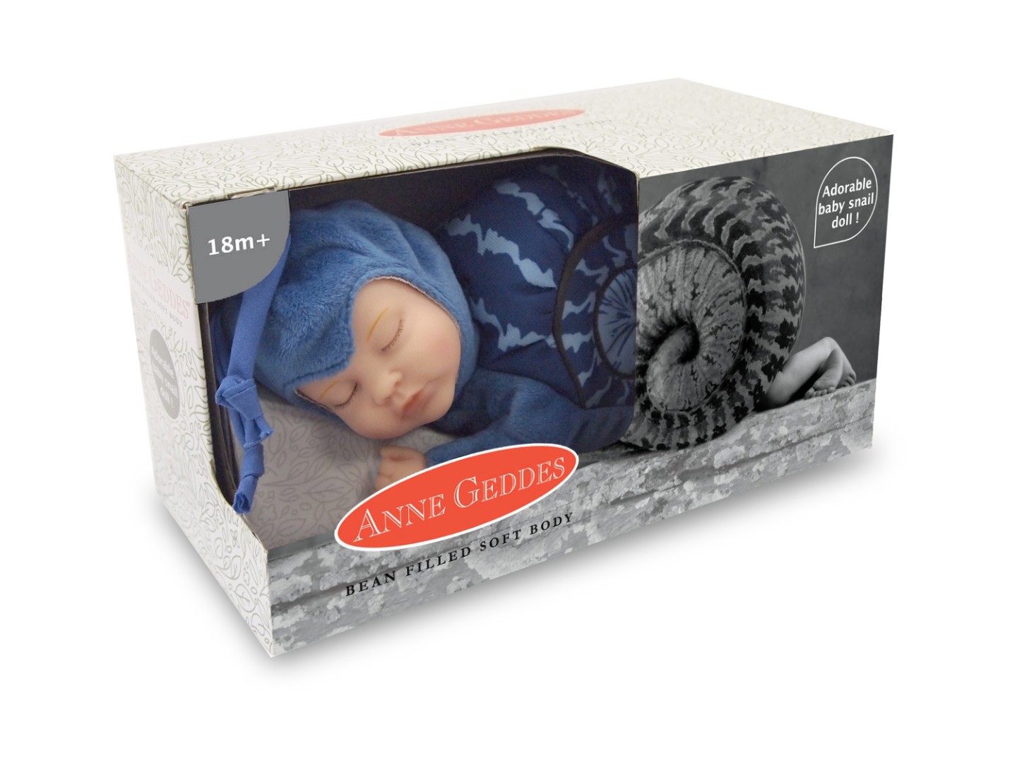 Пупс Anne Geddes Улитка синяя арт.579170