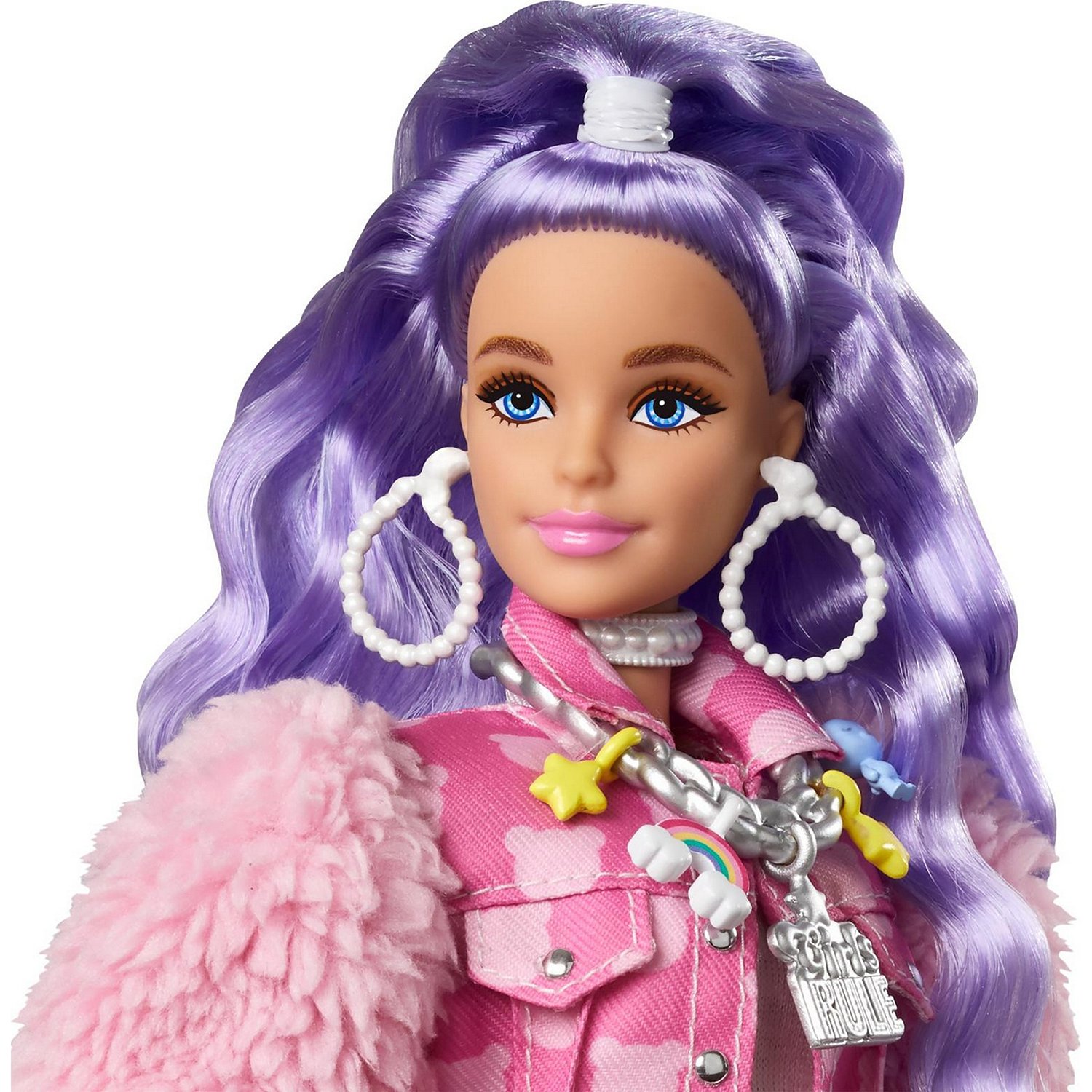 Кукла Barbie GXF08 Экстра Милли с сиреневыми волосами
