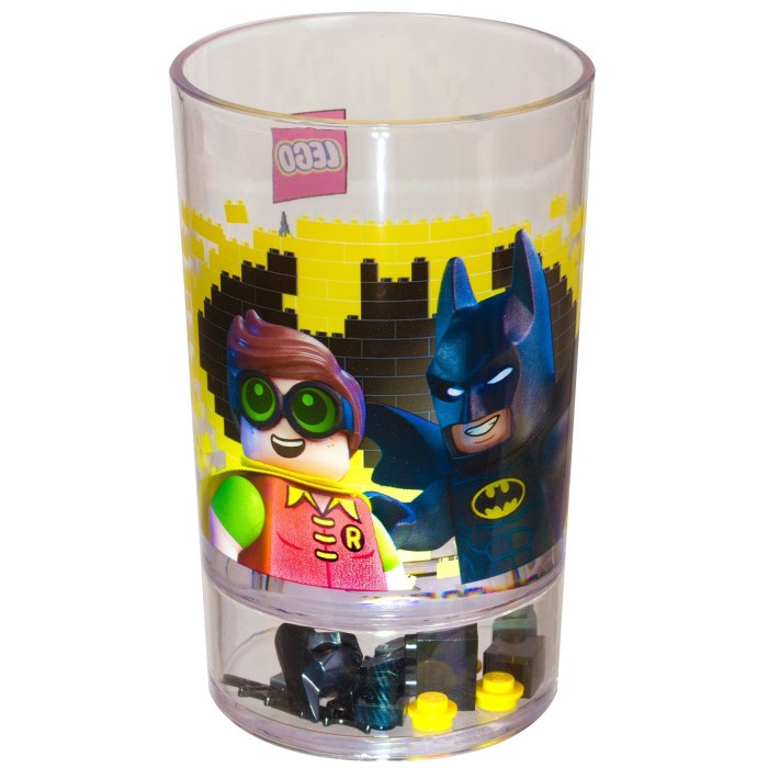 Стакан питьевой Lego 853639 Batman Movie с кубиками, пластик