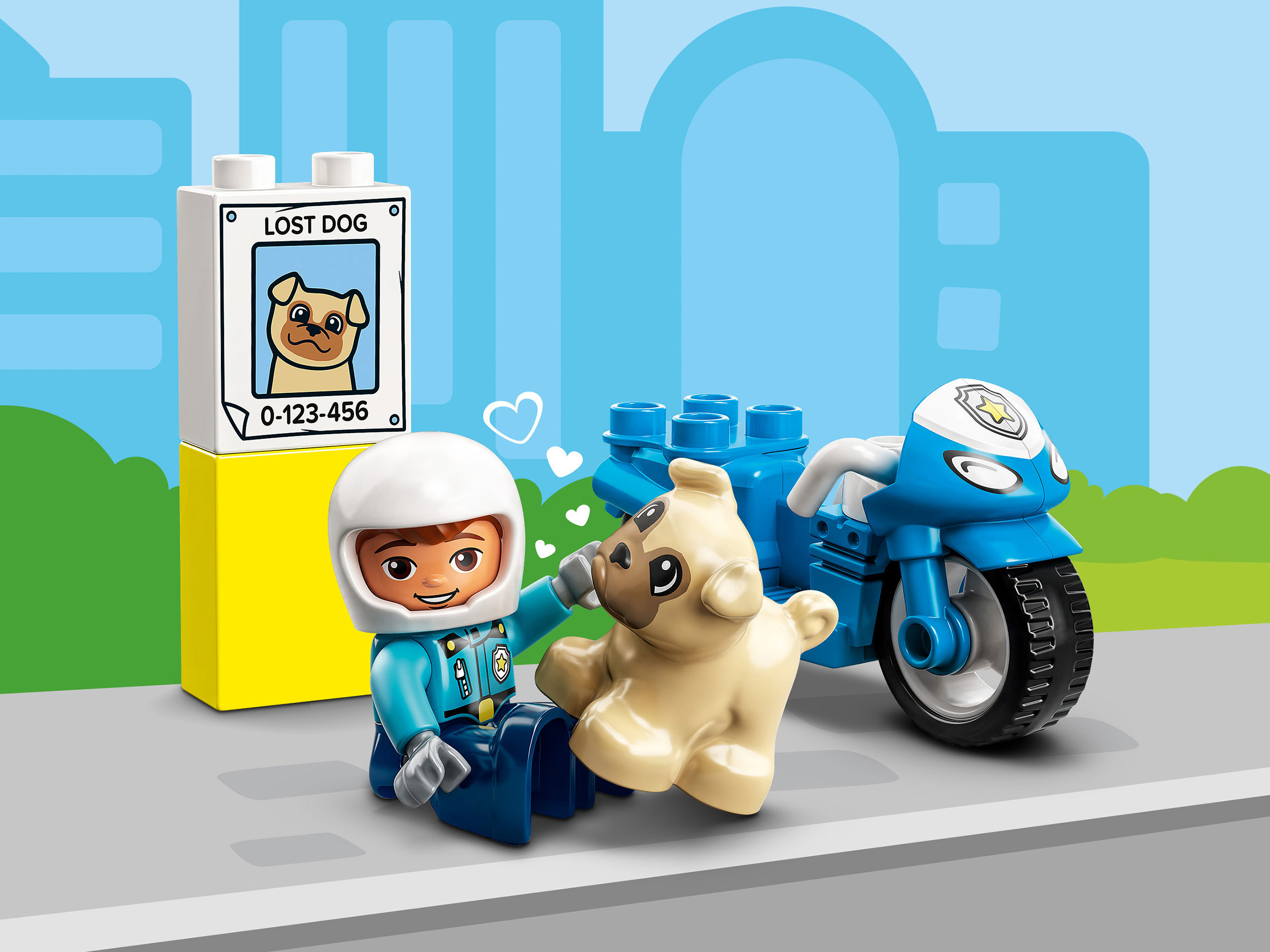 Lego Duplo 10967 Полицейский мотоцикл