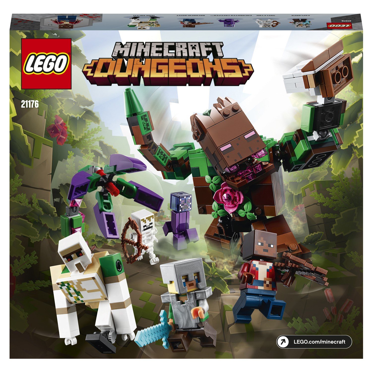 Lego Minecraft 21176 Мерзость из джунглей