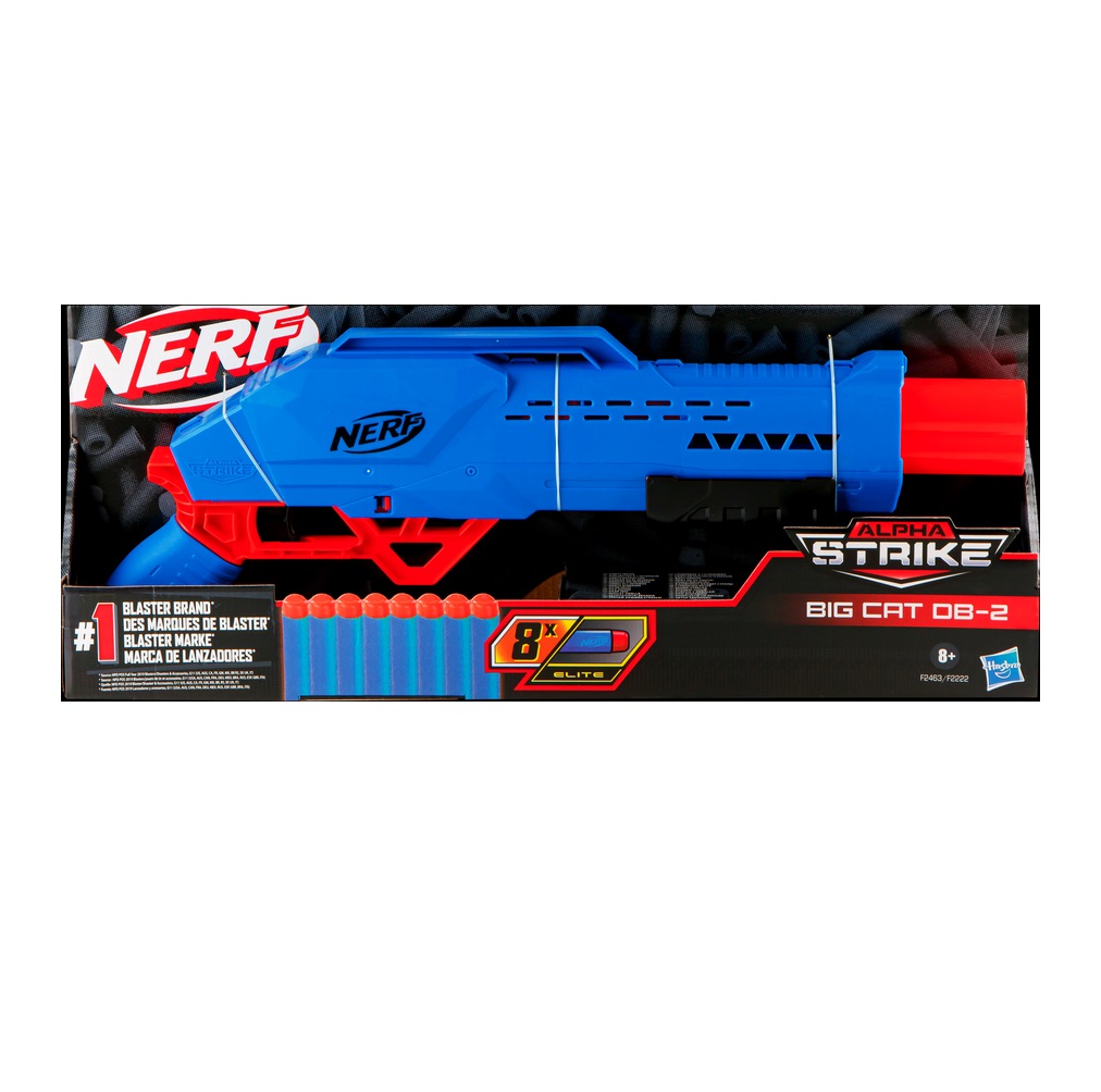 Бластер Nerf Alpha Strike F2463 Big Cat DB-2