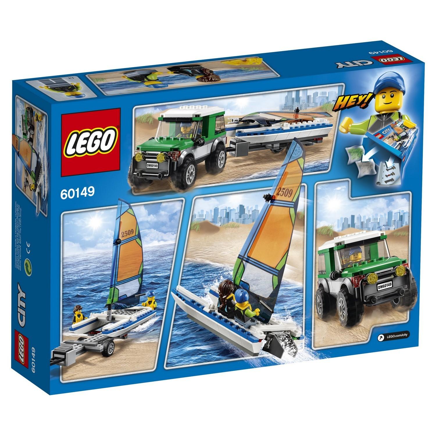 Lego City 60149 Внедорожник с прицепом для катамарана
