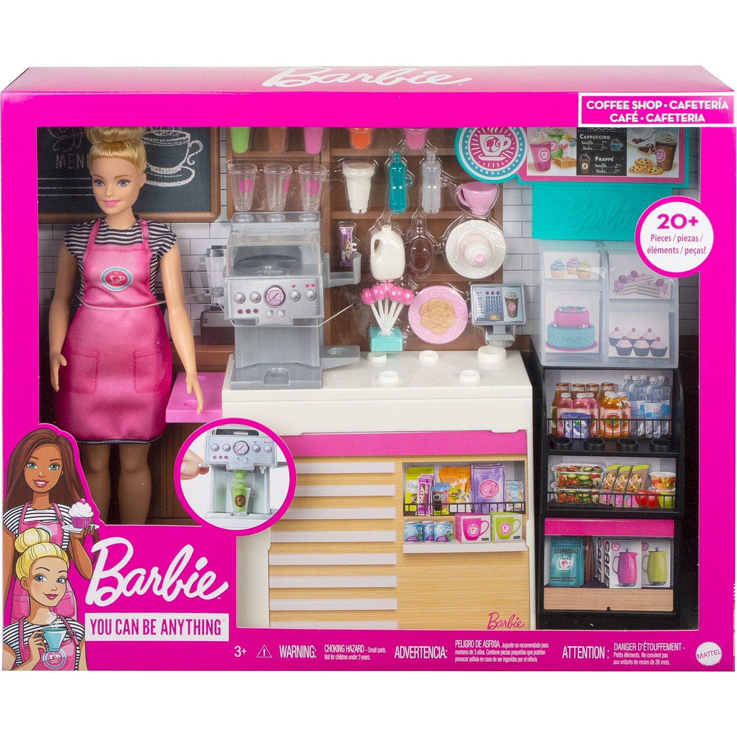Набор Barbie GMW03 Кем быть Кофейня