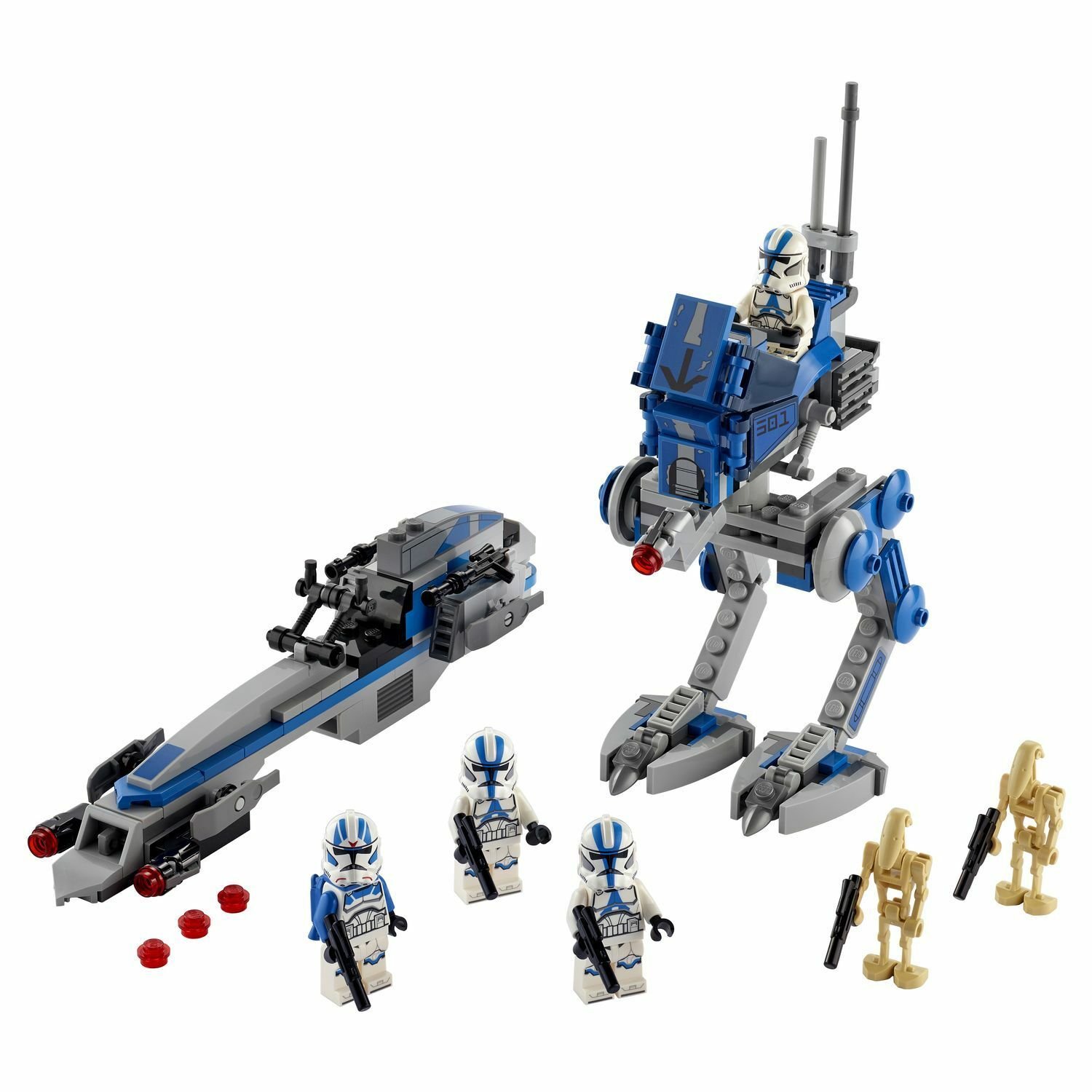 Lego Star Wars 75280 Клоны-пехотинцы 501-го легиона