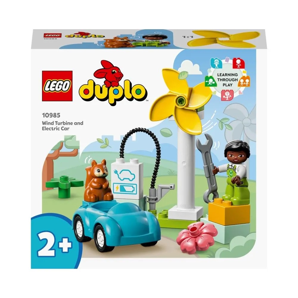 Lego Duplo 10985 Ветряная турбина и электромобиль