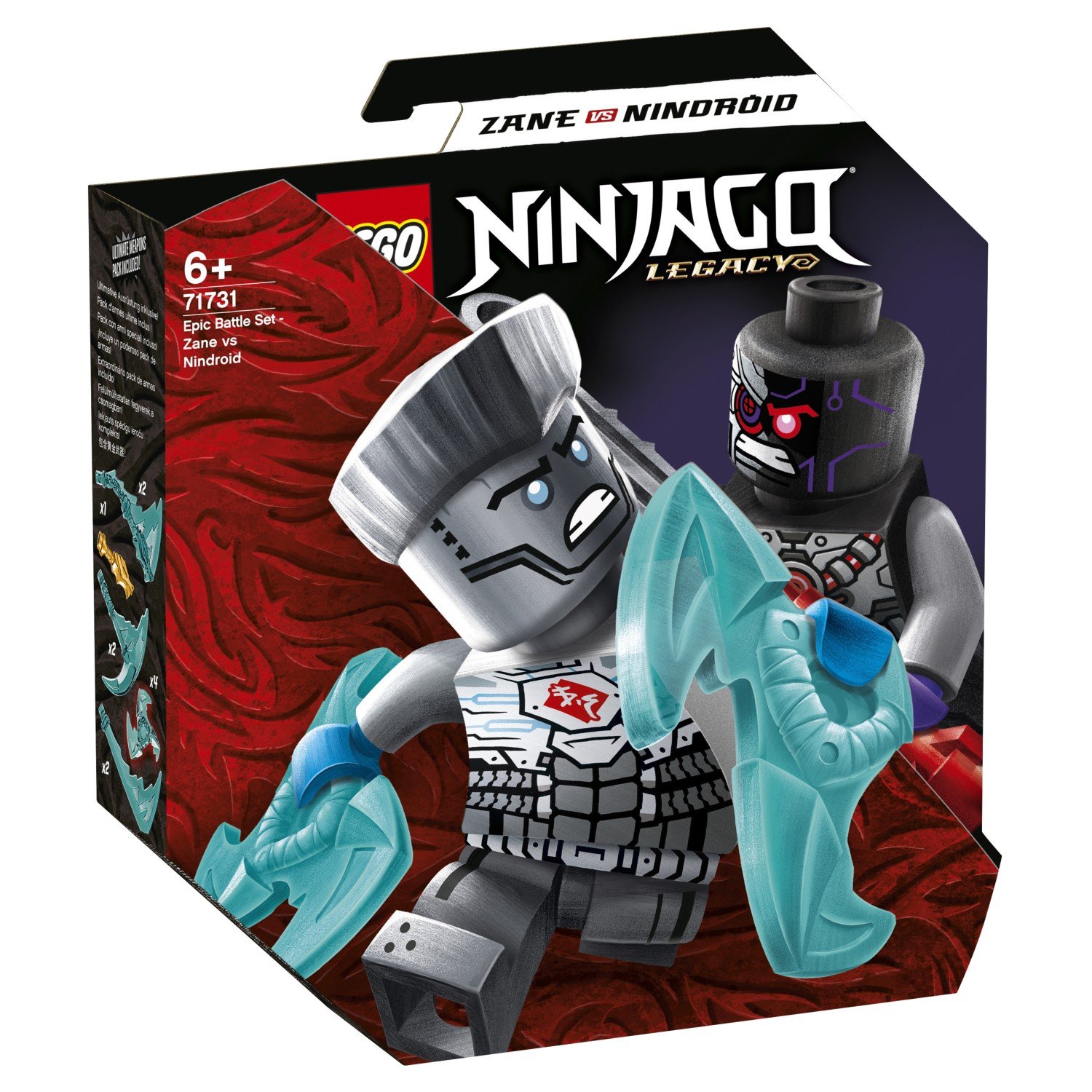 Lego Ninjago 71731 Легендарные битвы: Зейн против Ниндроида
