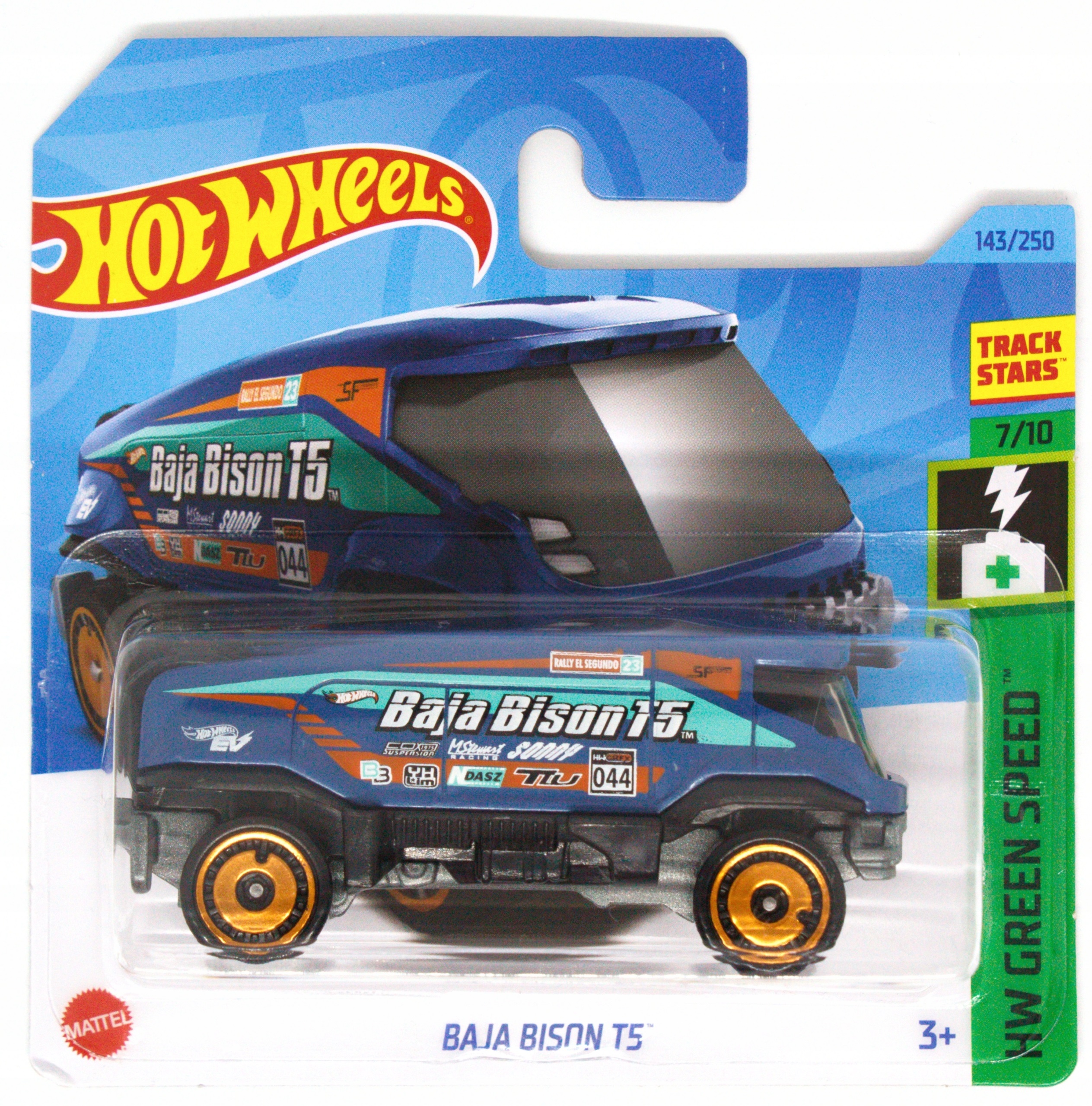 Машинка Hot Wheels HKG44 HW Green Speed 2023 Baja Bison T5 Blue 7/10
