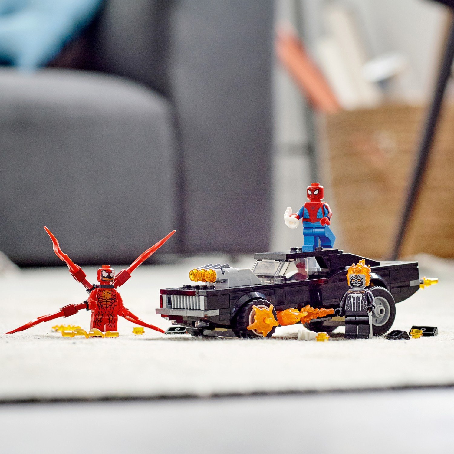 Lego Super Heroes 76173 Человек-Паук и Призрачный Гонщик против Карнажа