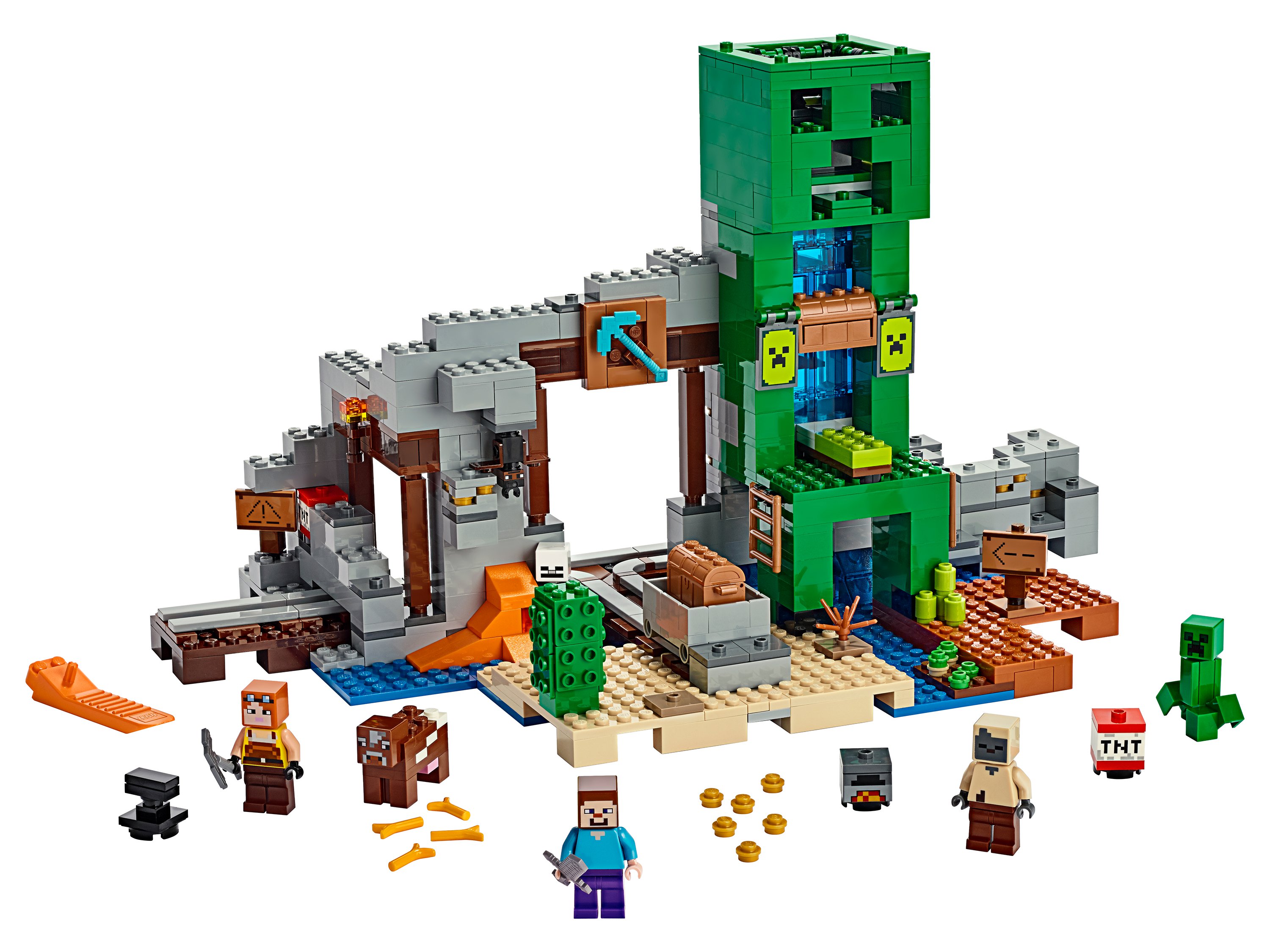 Lego Minecraft 21155 Шахта крипера. 