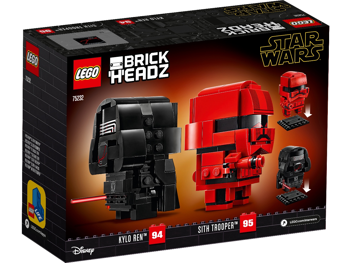 Lego BrickHeadz 75232 Кайло Рен и штурмовик ситхов