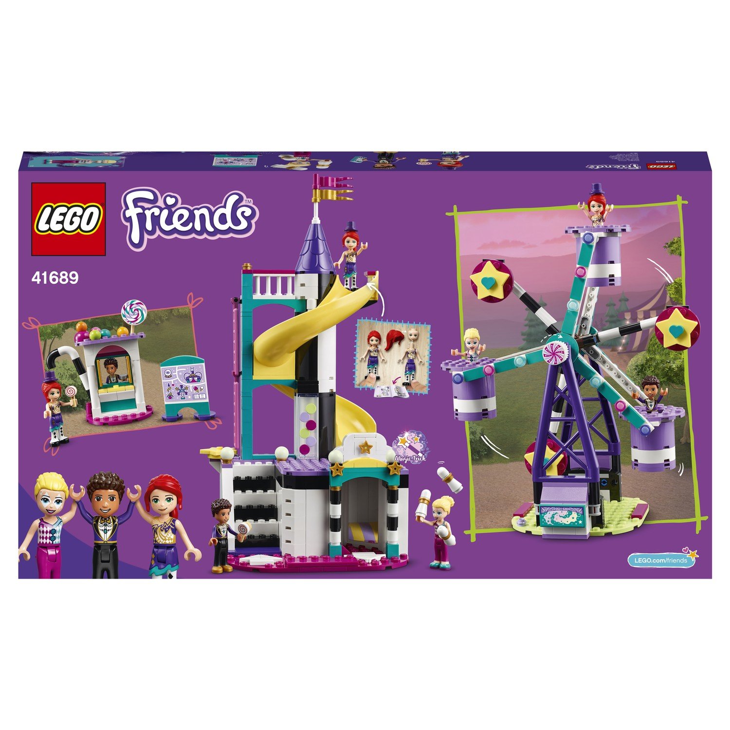 Lego Friends 41689 Волшебное колесо обозрения и горка