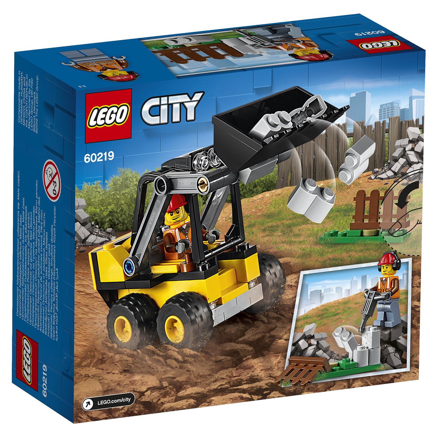 Lego City 60219 Строительный погрузчик
