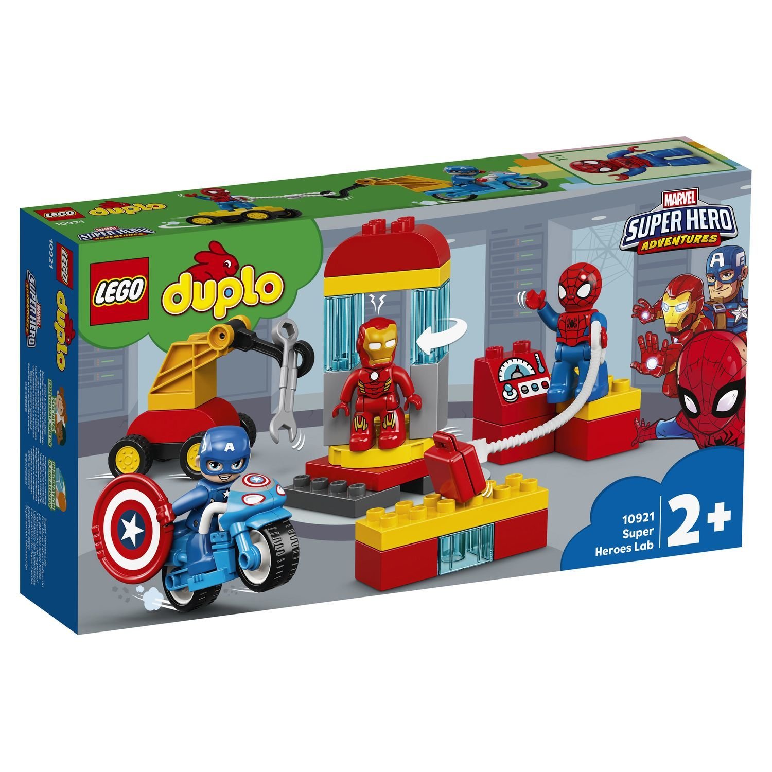Lego Duplo 10921 Super Heroes Лаборатория супергероев