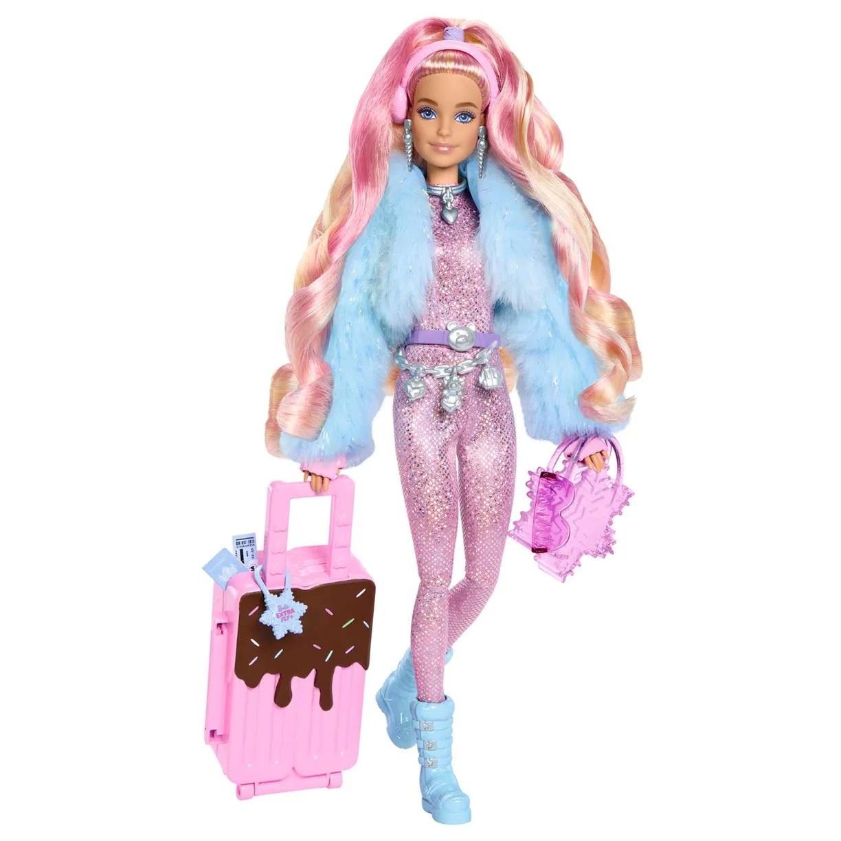Кукла Barbie HPB16 Экстра Флай Путешествие в зимнем образе