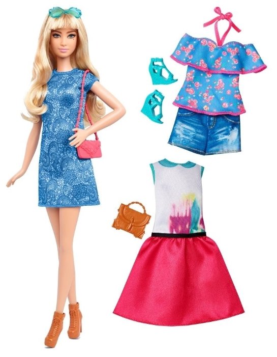 Кукла Barbie DTF06 с набором одежды, 29 см