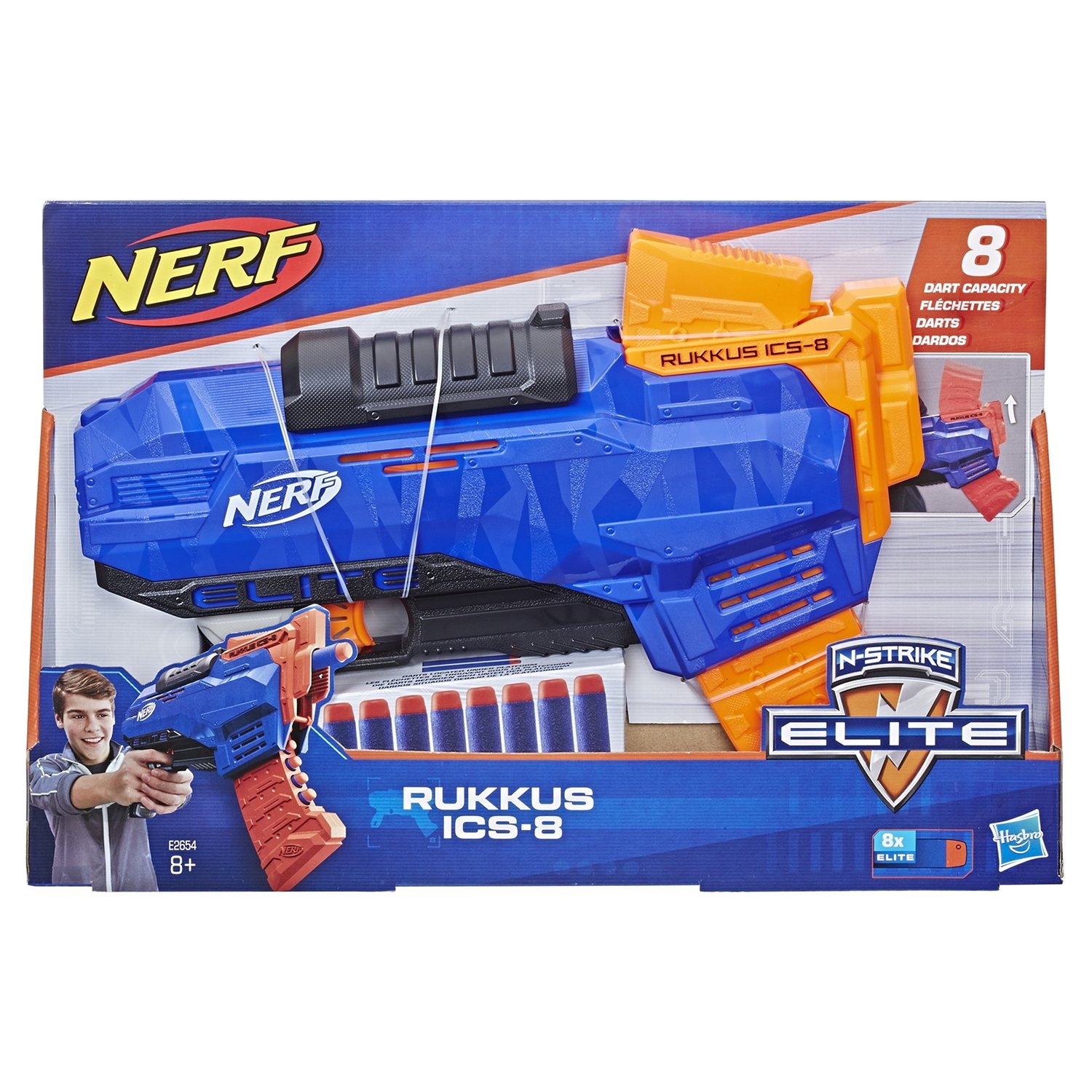 Бластер Nerf Элит E2654 Руккус со стрелами