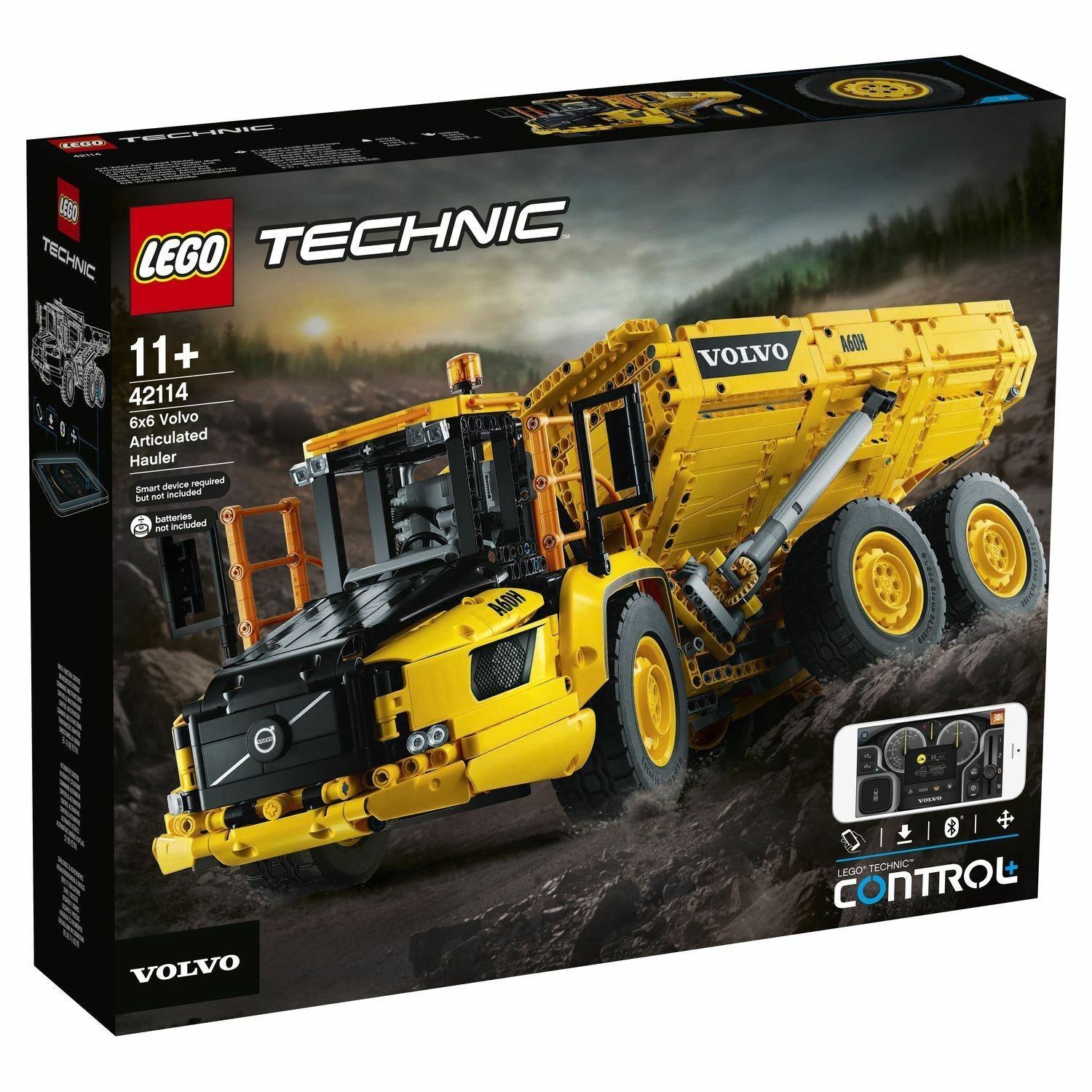 Lego Technic 42114 Самосвал Volvo 6х6