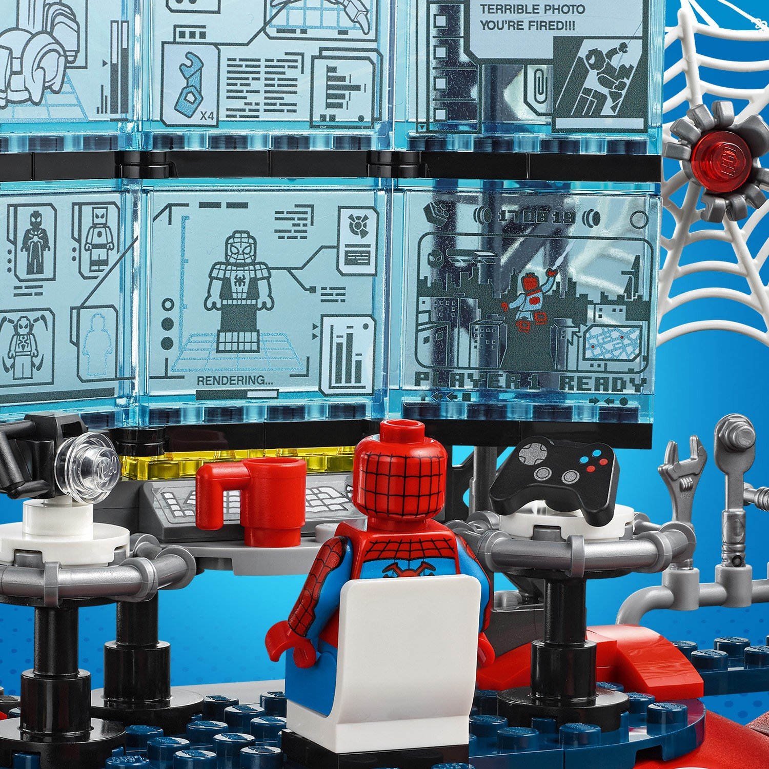 Lego Super Heroes 76175 Нападение на мастерскую паука