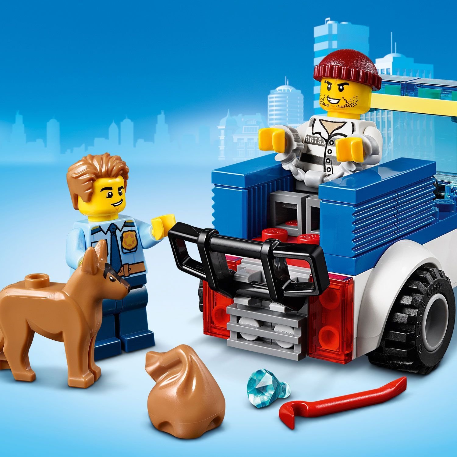 Lego City 60241 Полицейский отряд с собакой