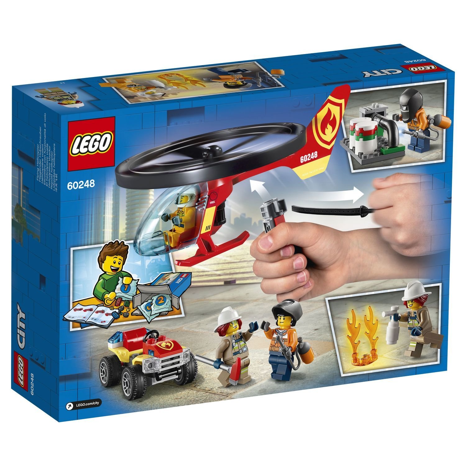 Lego City 60248 Пожарный спасательный вертолёт