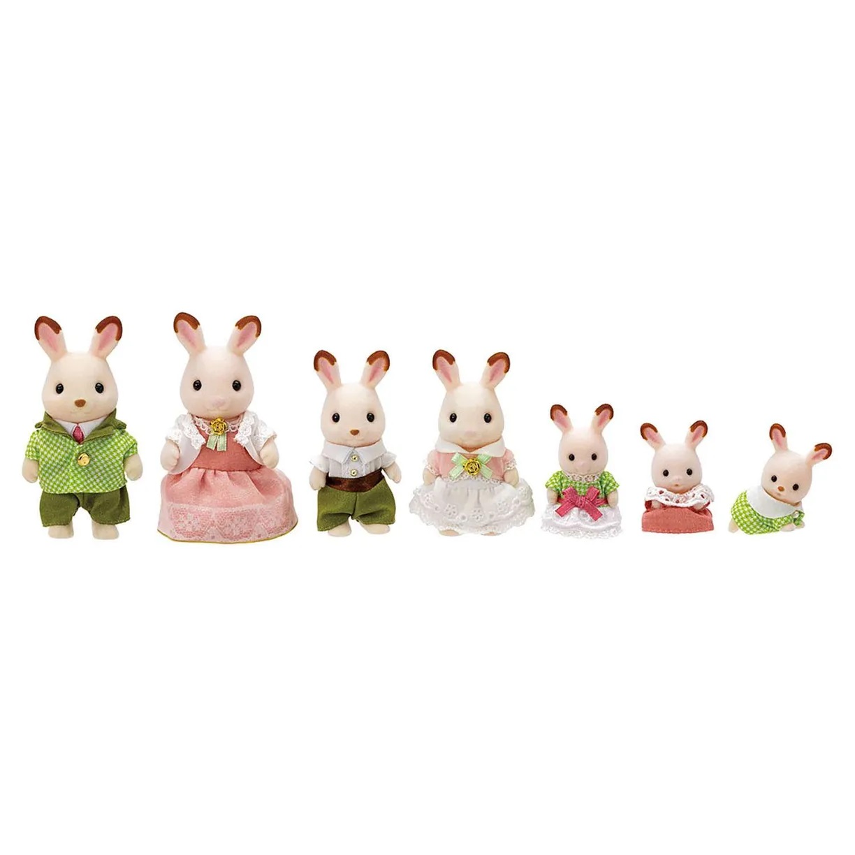 Набор Sylvanian Families 2063 Семья шоколадных кроликов, 7 фигурок