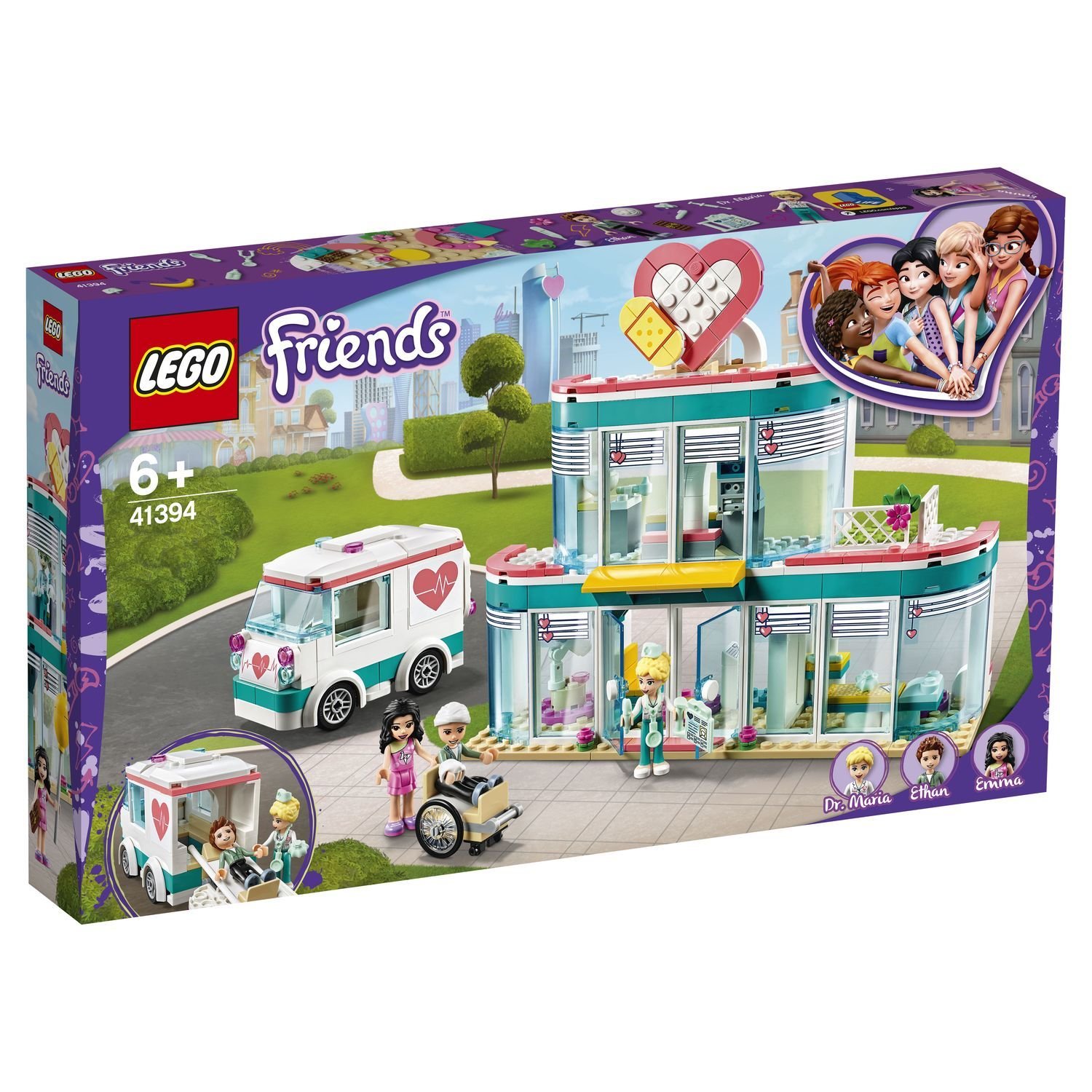 Lego Friends 41394 Городская больница Хартлейк Сити