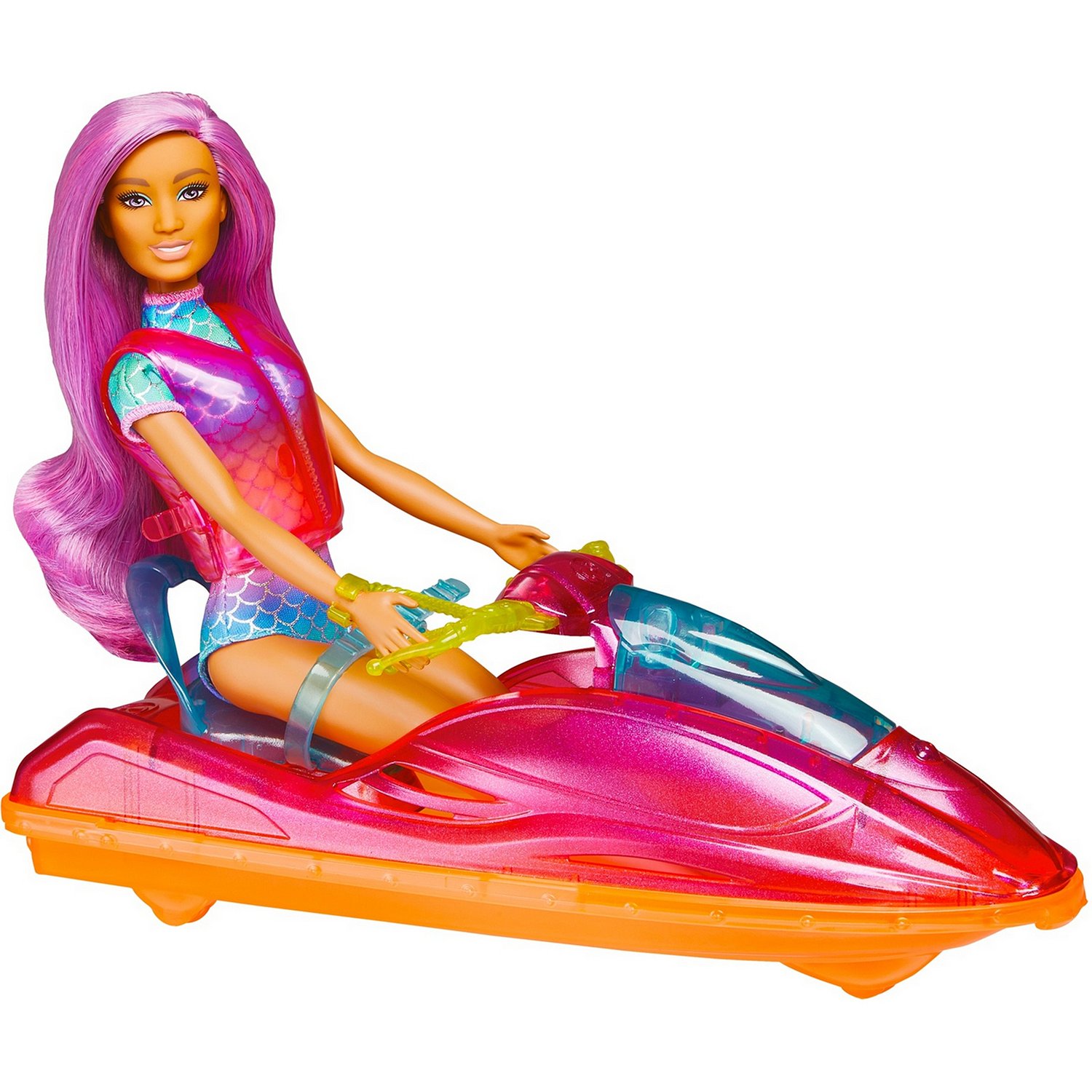 Набор Barbie HBW90 с водным транспортом и аксессуарами
