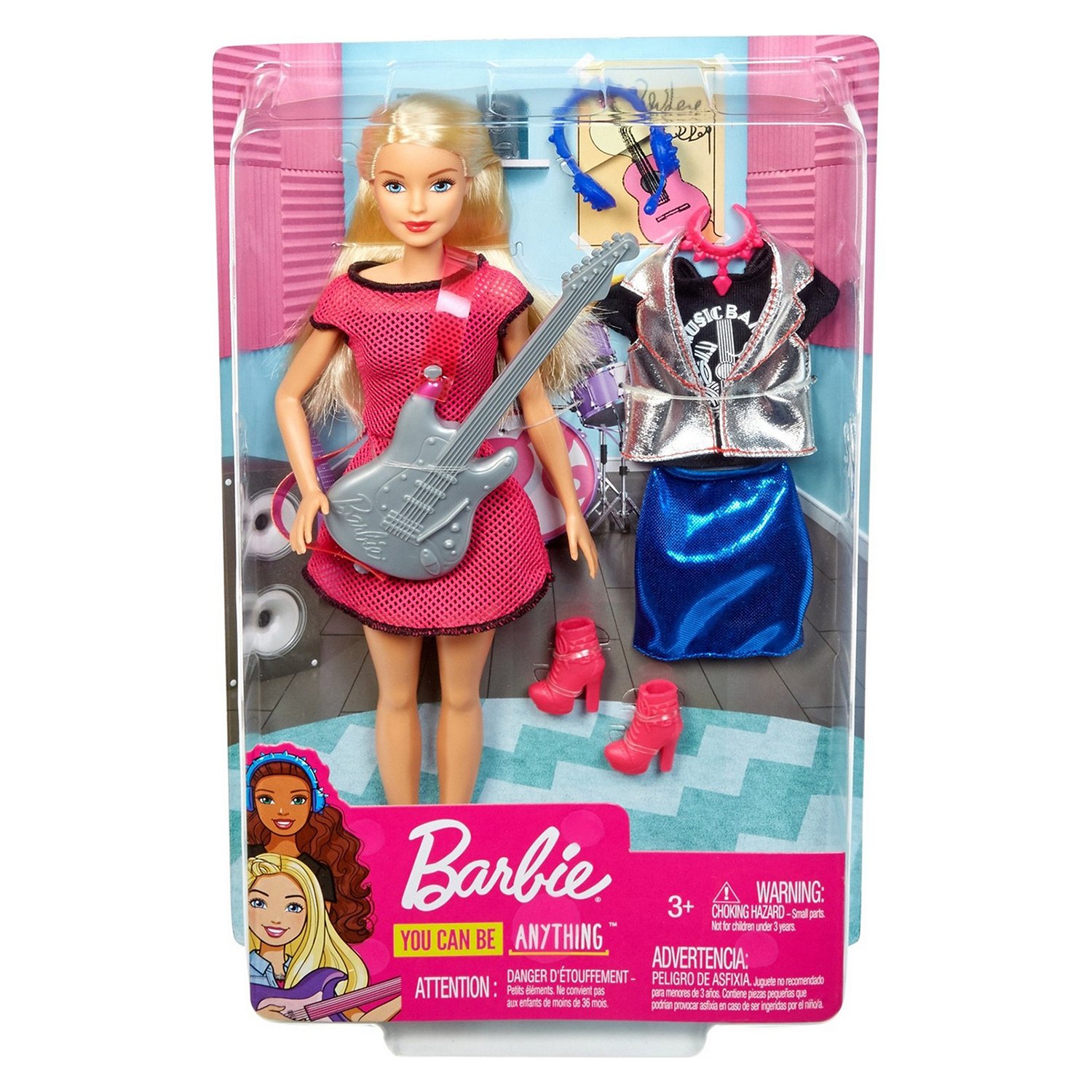 Кукла Barbie GDJ34 Рок-звезда