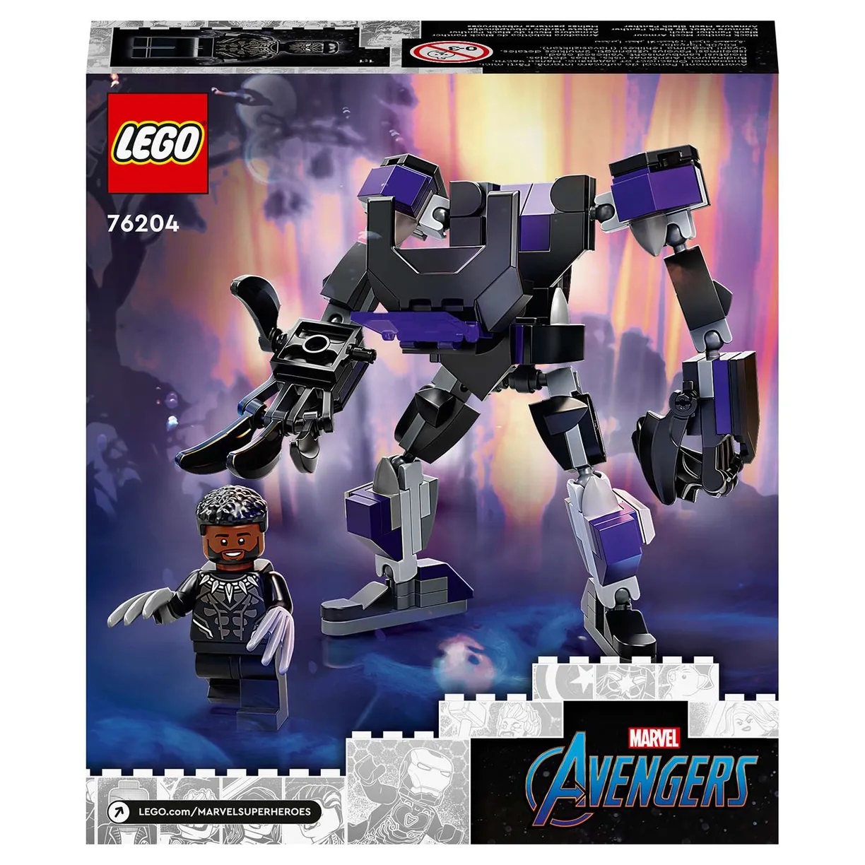 Lego Super Heroes 76204 Механическая броня Черной Пантеры 