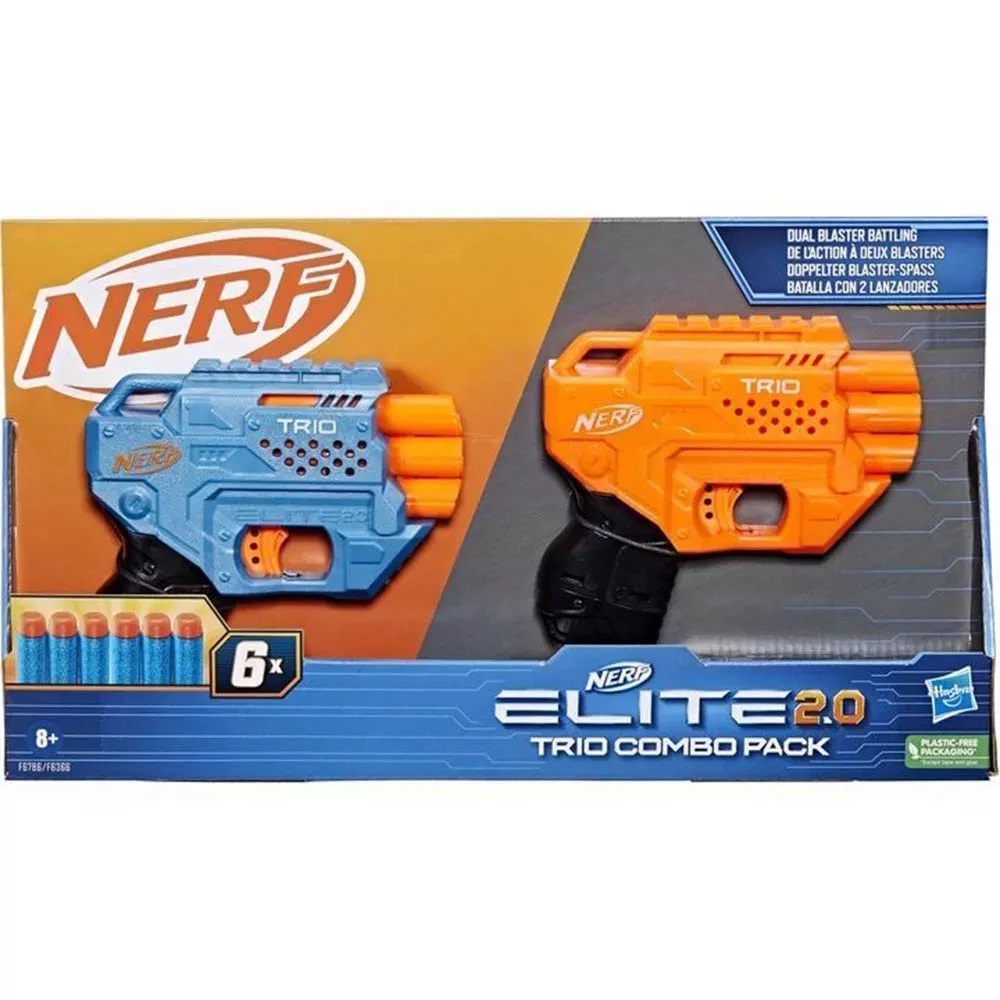 Бластер Nerf Elite 2.0 F6786 Trio Combo Pack