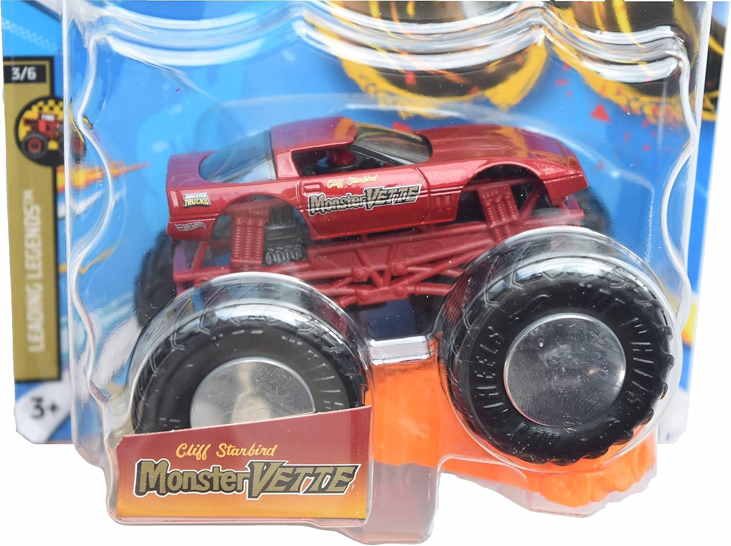 Машинка Hot Wheels HPR46 Monster Trucks Monster Vette 2023