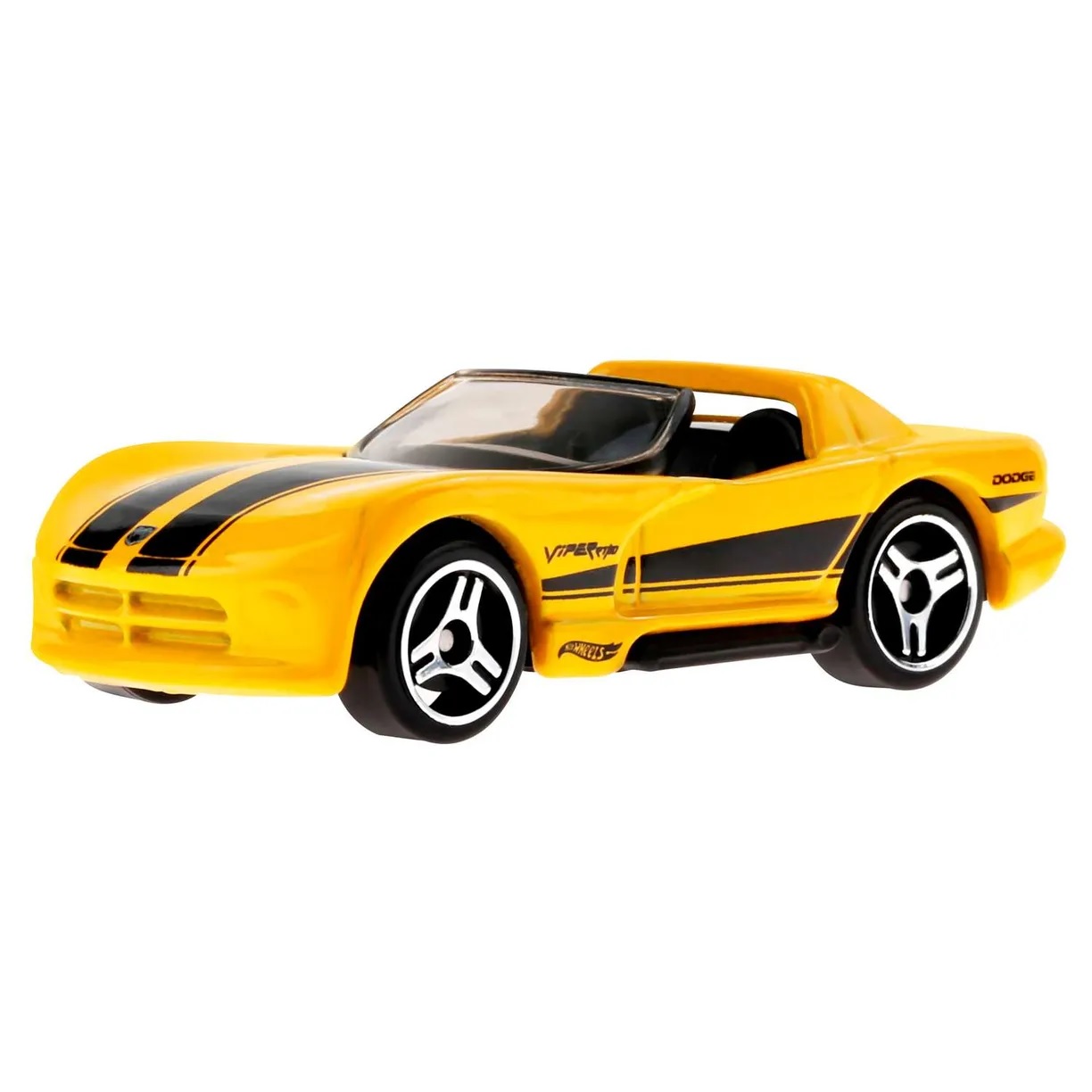 Машинка Hot Wheels HKH43 HW Roadsters 2023 Dodge Viper RT/10 Yellow 7/10