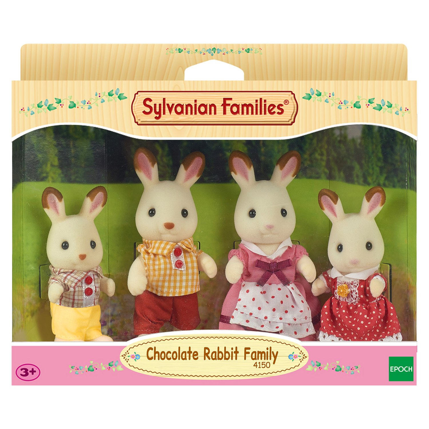 Набор Sylvanian Families 4150 Семья Шоколадных Кроликов