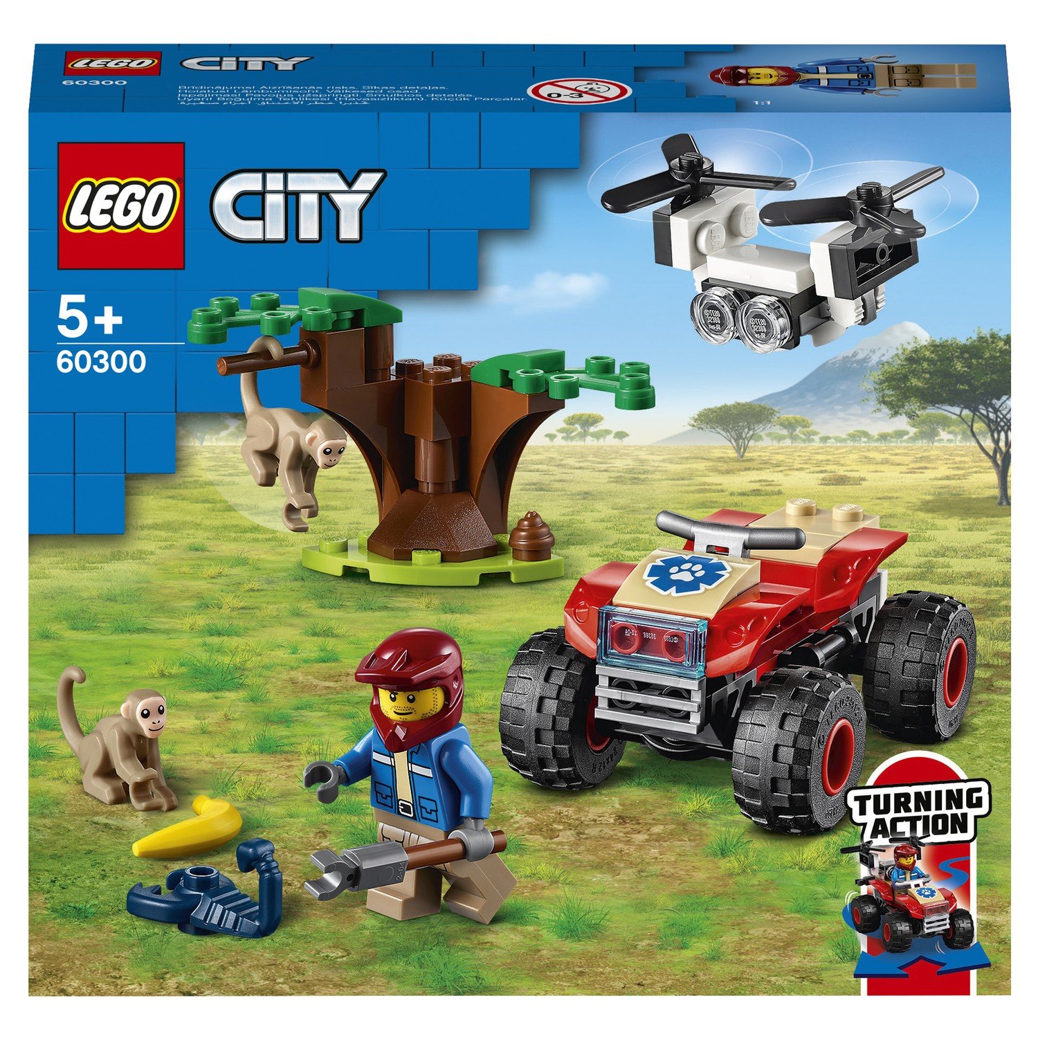 Lego City 60300 Спасательный вездеход для зверей
