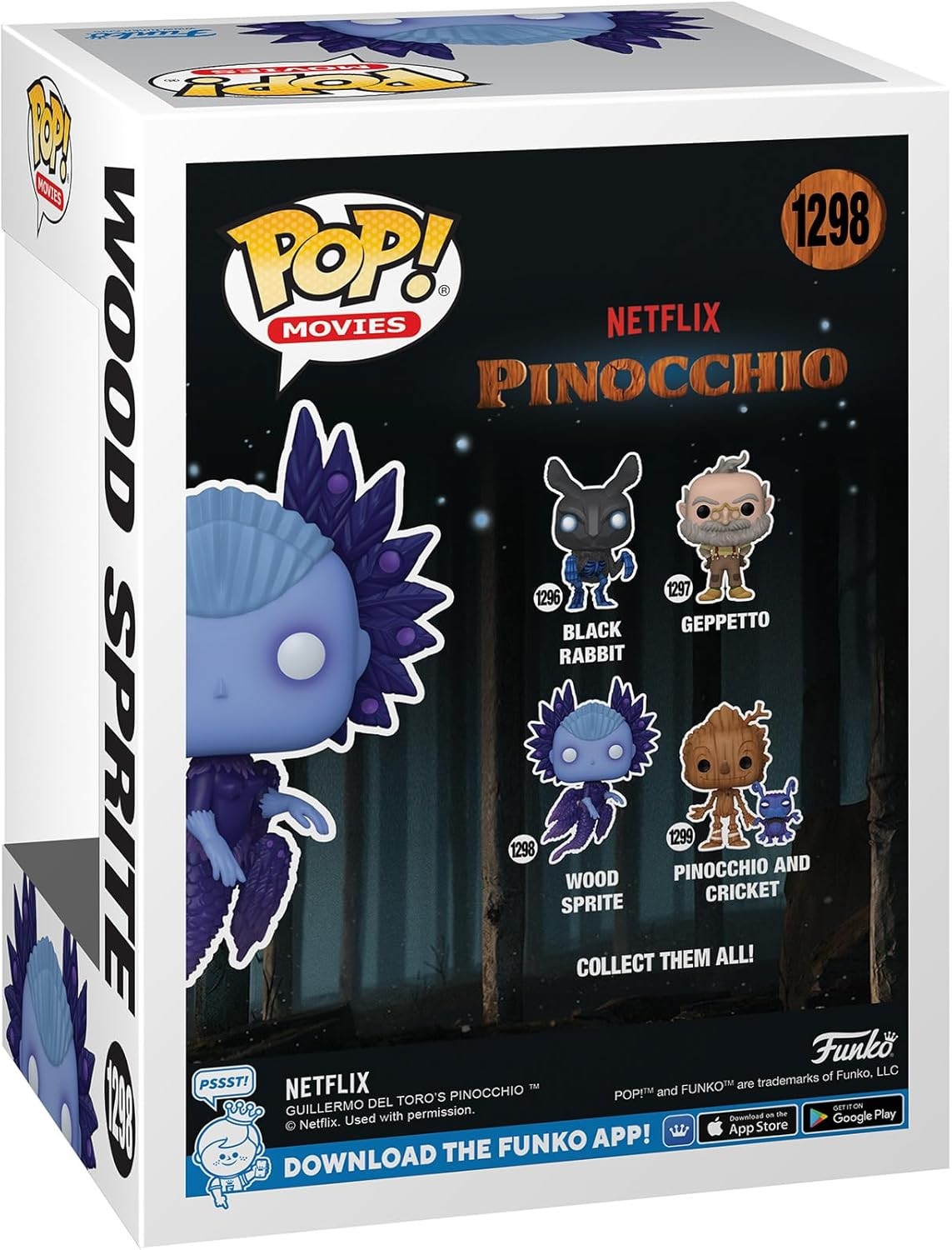 Фигурка Funko POP! Movies Pinoccchio Wood Sprite №1298