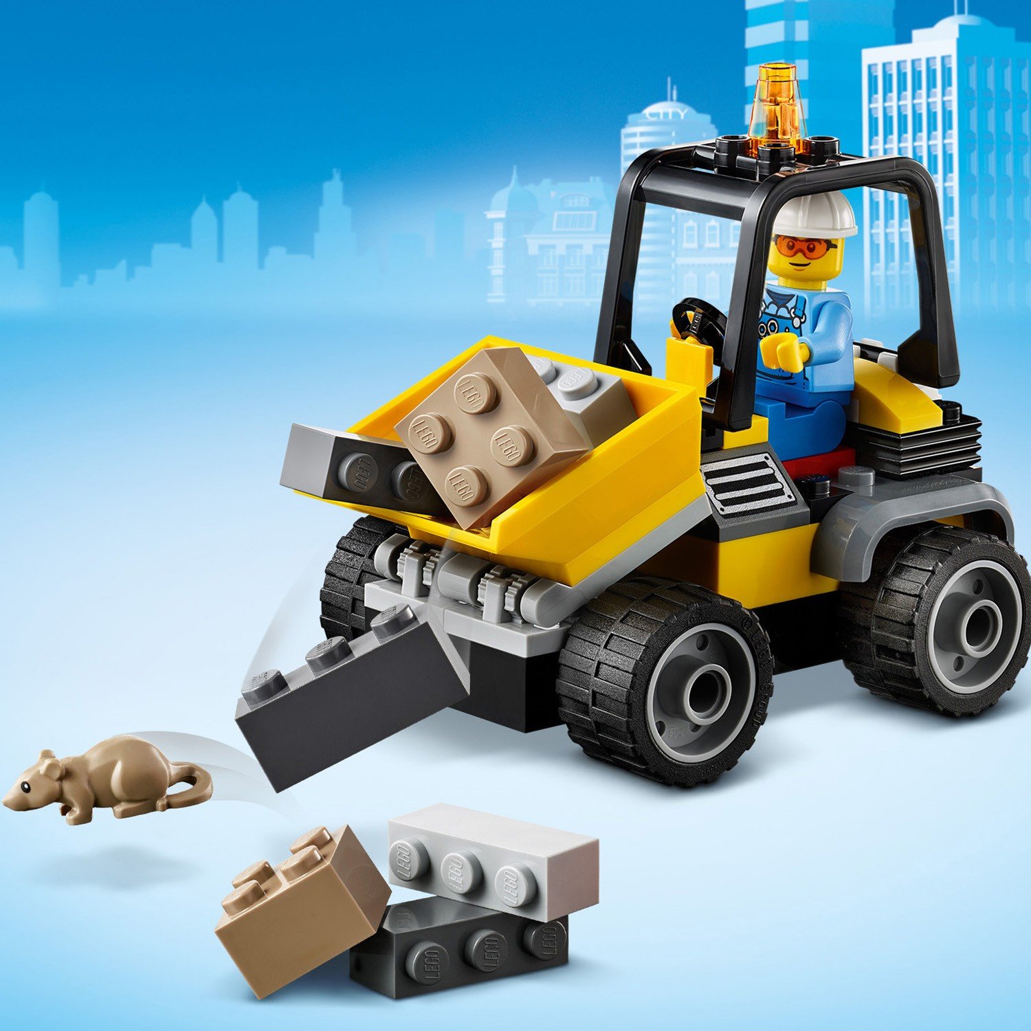Lego City 60284 Автомобиль для дорожных работ