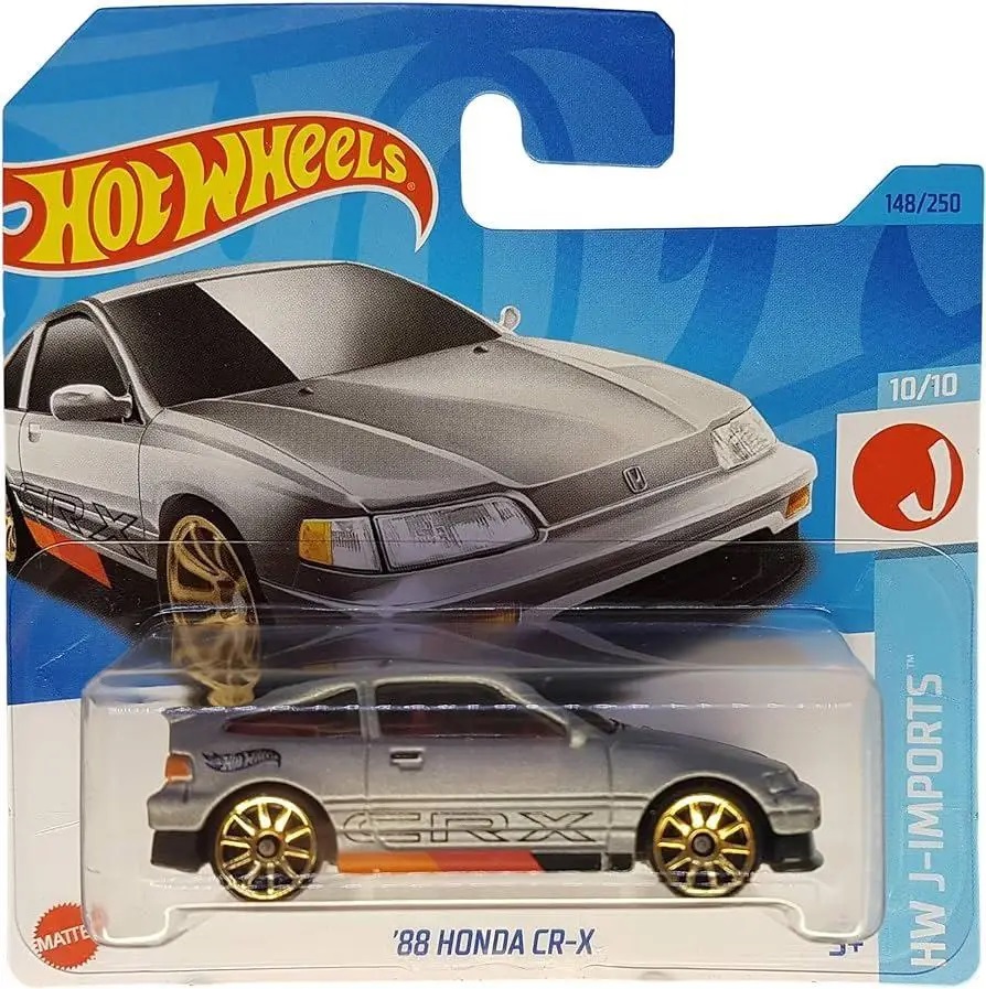 Машинка Hot Wheels HKJ17 HW J-Imports 2023 '88 Honda CR-X 10/10