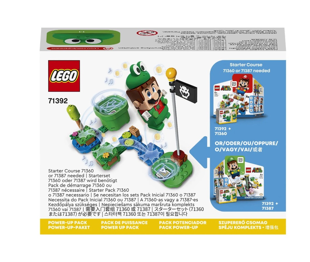 Lego Super Mario 71392 Марио-лягушка. Набор усилений