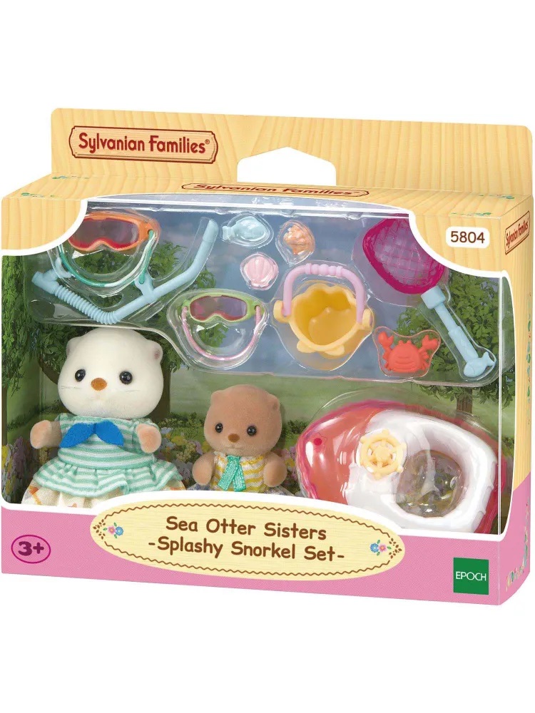 Набор Sylvanian Families 5804 Морские выдры и набор для подводного плавания