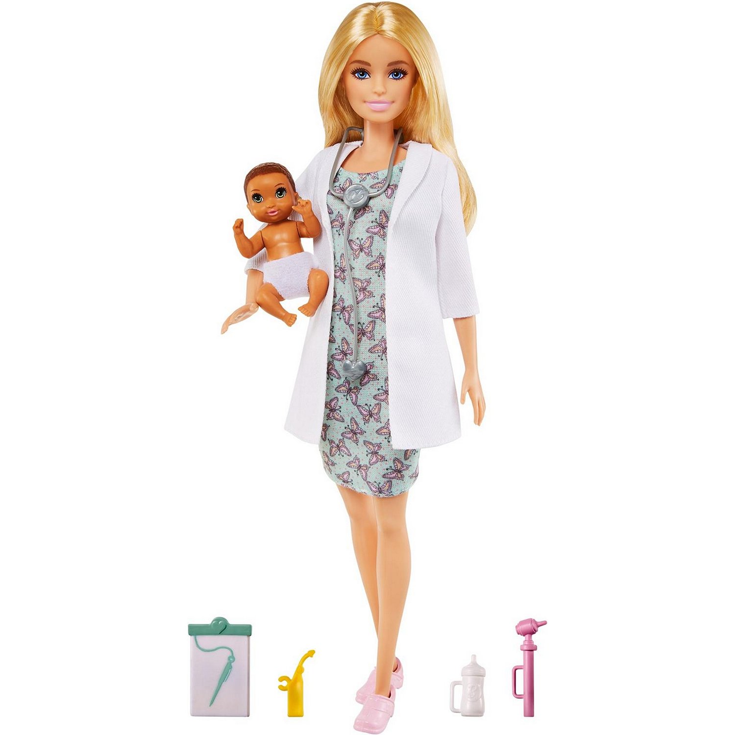 Набор Barbie GVK03 Педиатр с малышом-пациентом