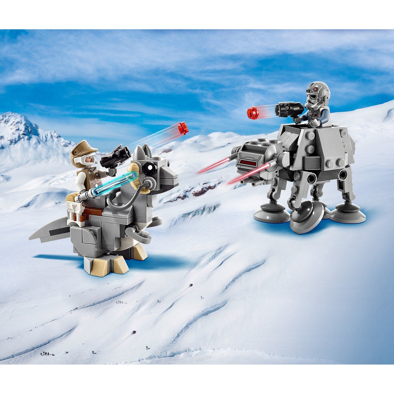 Lego Star Wars 75298 Микрофайтеры AT-AT против таунтауна