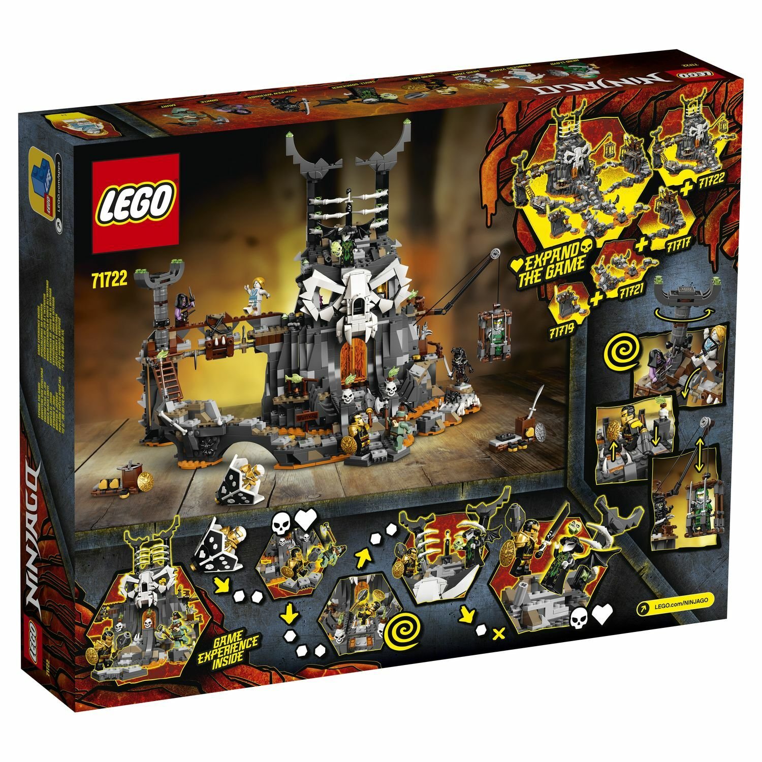 Lego Ninjago 71722 Подземелье колдуна-скелета
