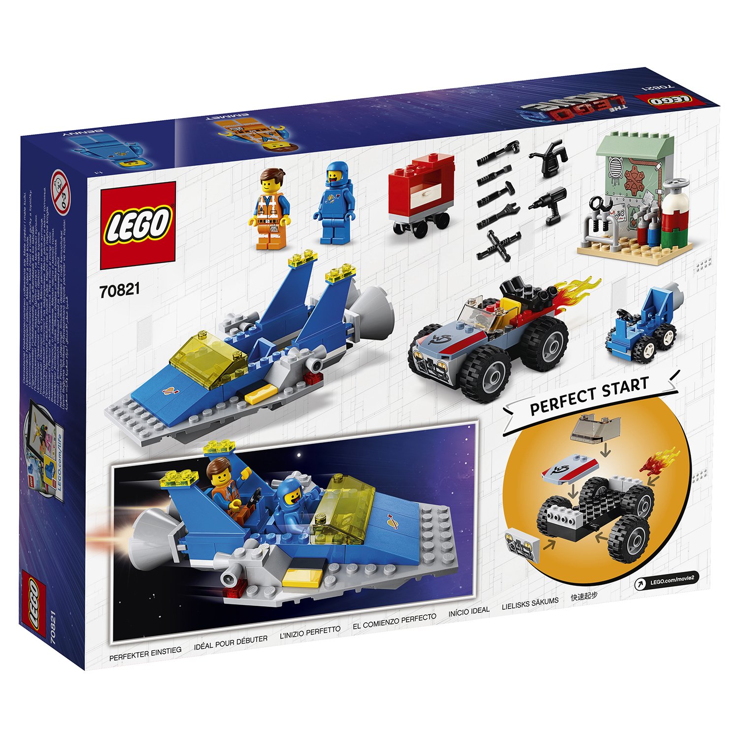 Lego Movie 70821 Мастерская «Строим и чиним» Эммета и Бенни!