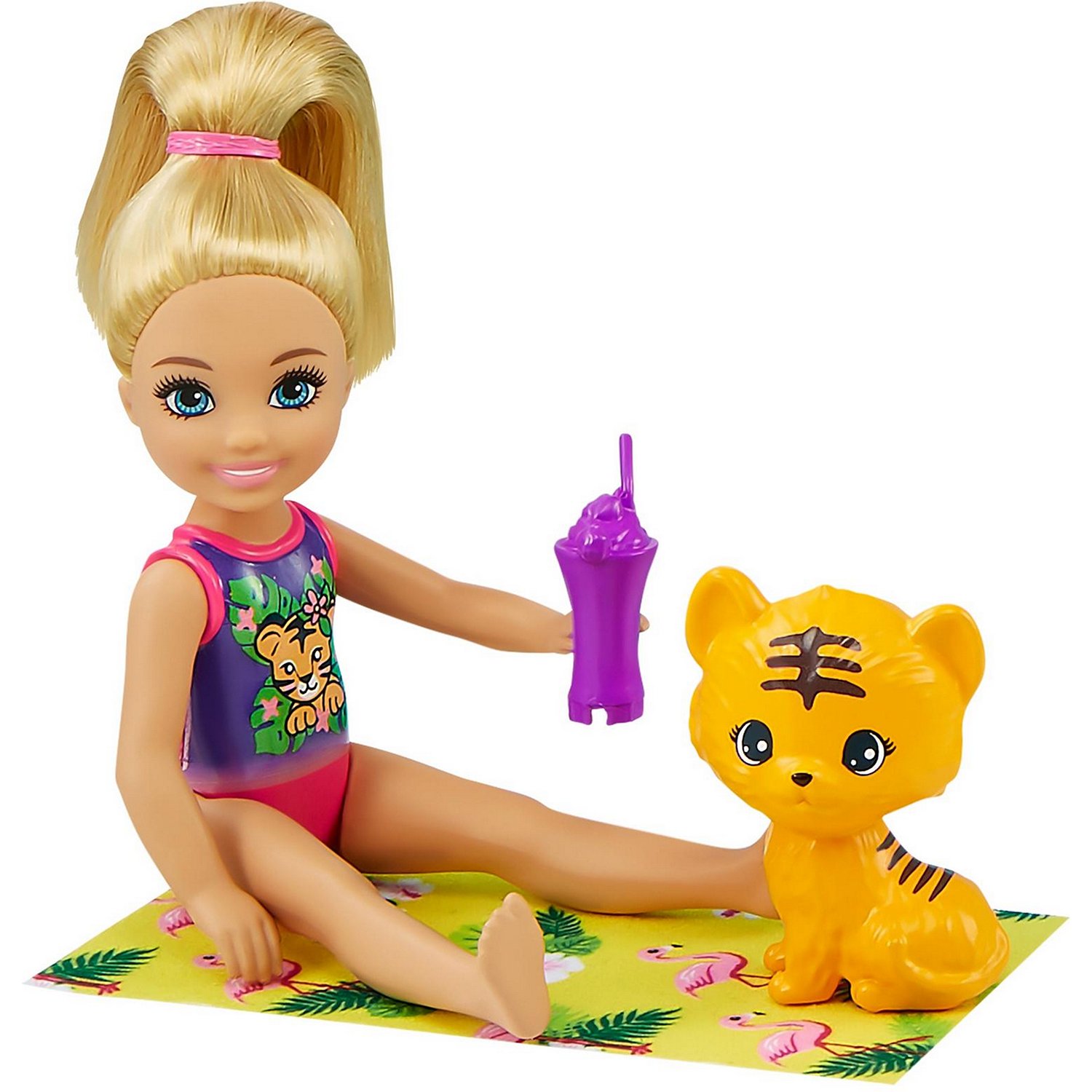 Набор Barbie GTM85 Челси с обезьянкой и аксессуарами