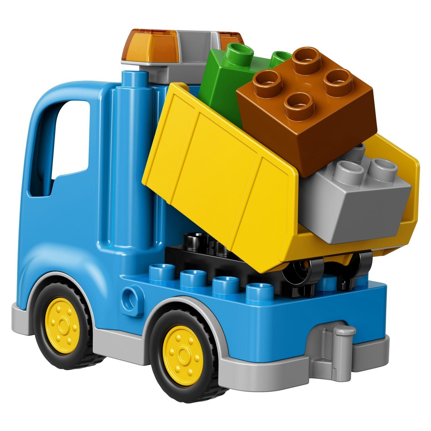 Lego Duplo 10812 Грузовик и гусеничный экскаватор