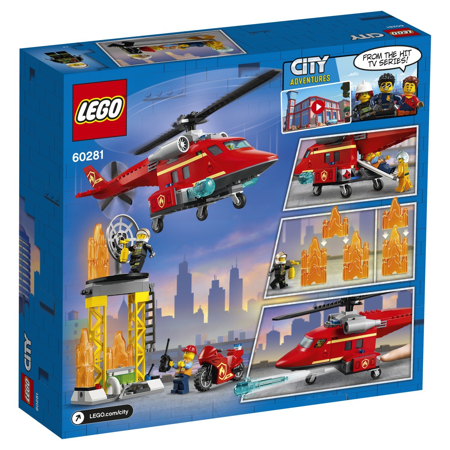Lego City 60281 Спасательный пожарный вертолёт