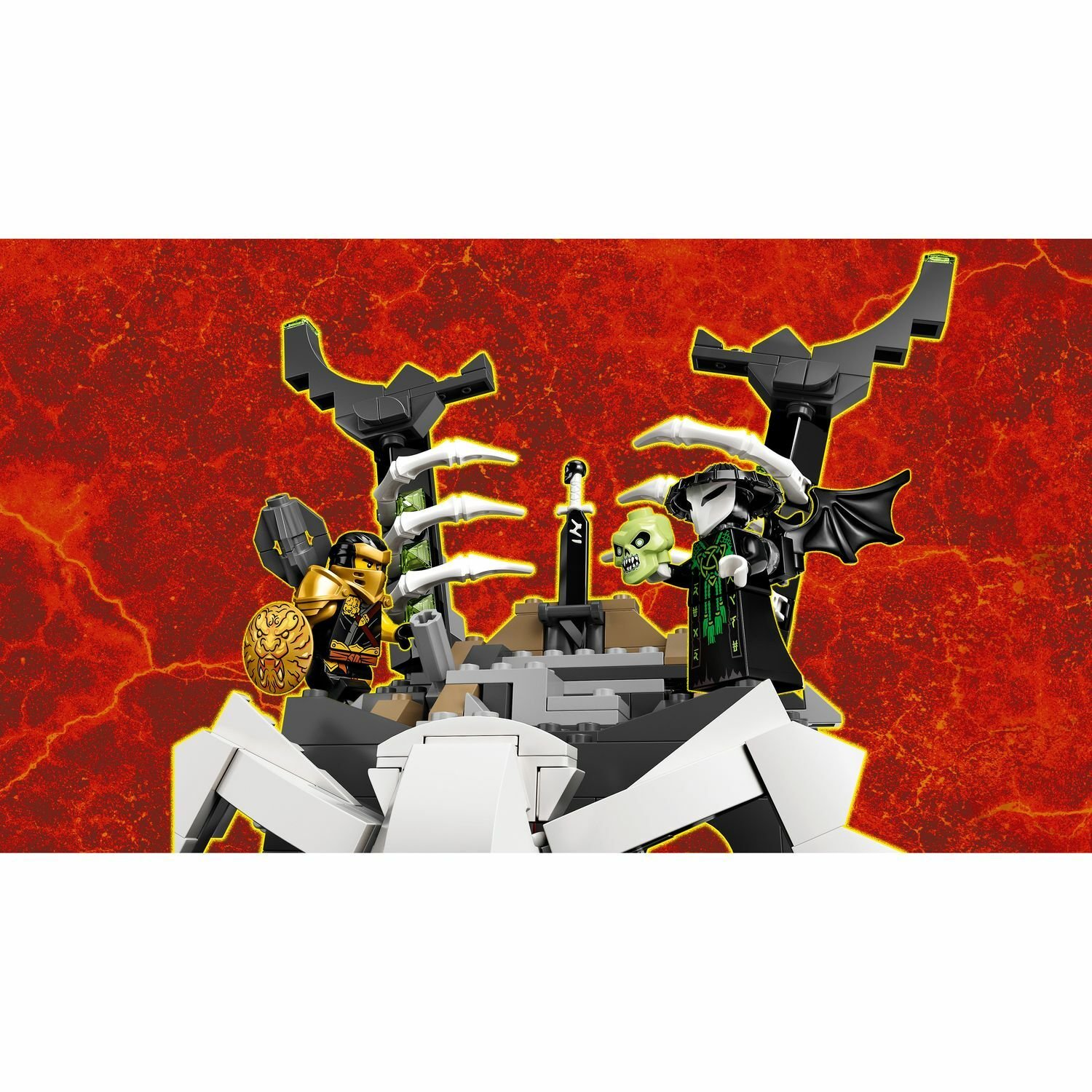 Lego Ninjago 71722 Подземелье колдуна-скелета