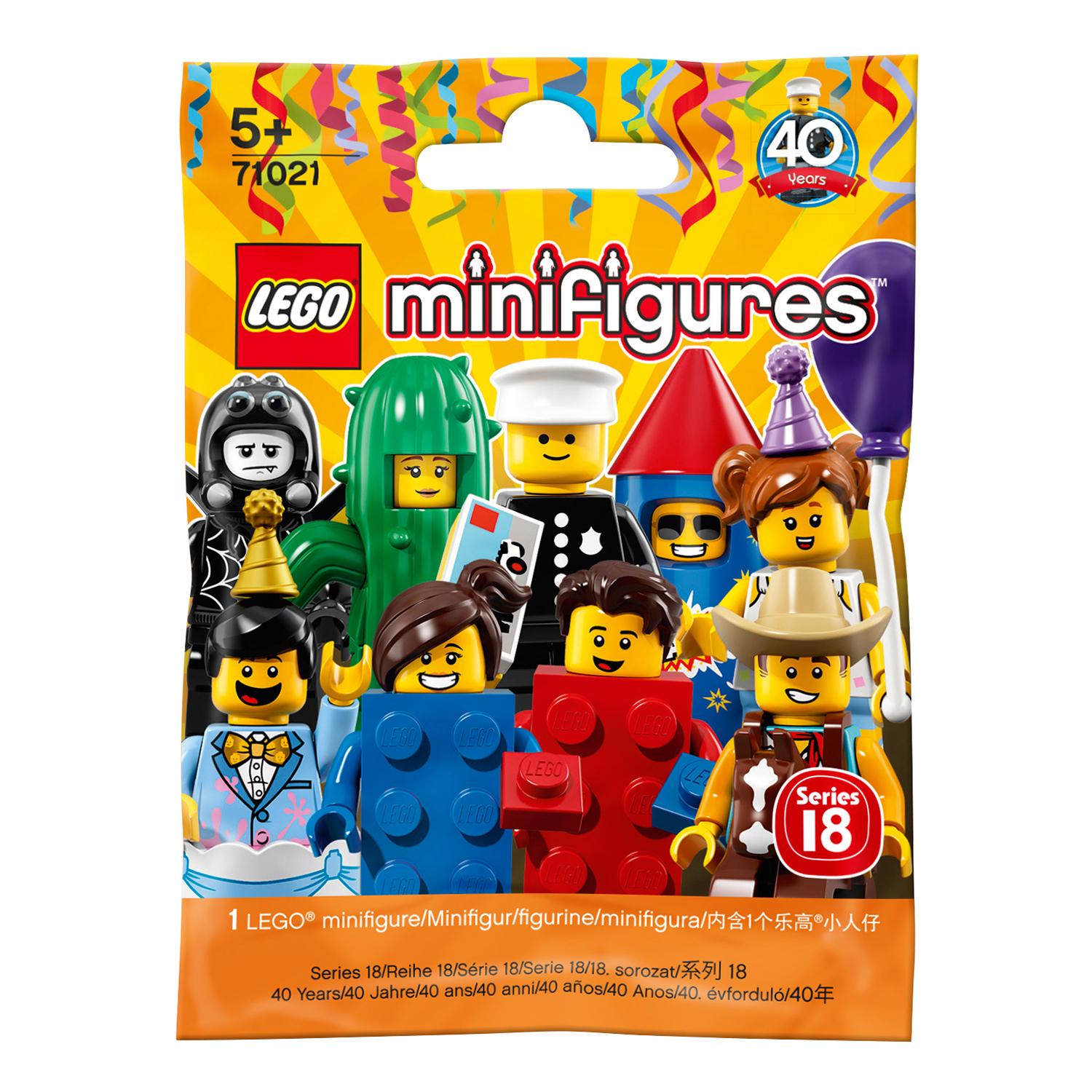 Lego Minifigures 71021-10 Девочка в костюме кубика Лего